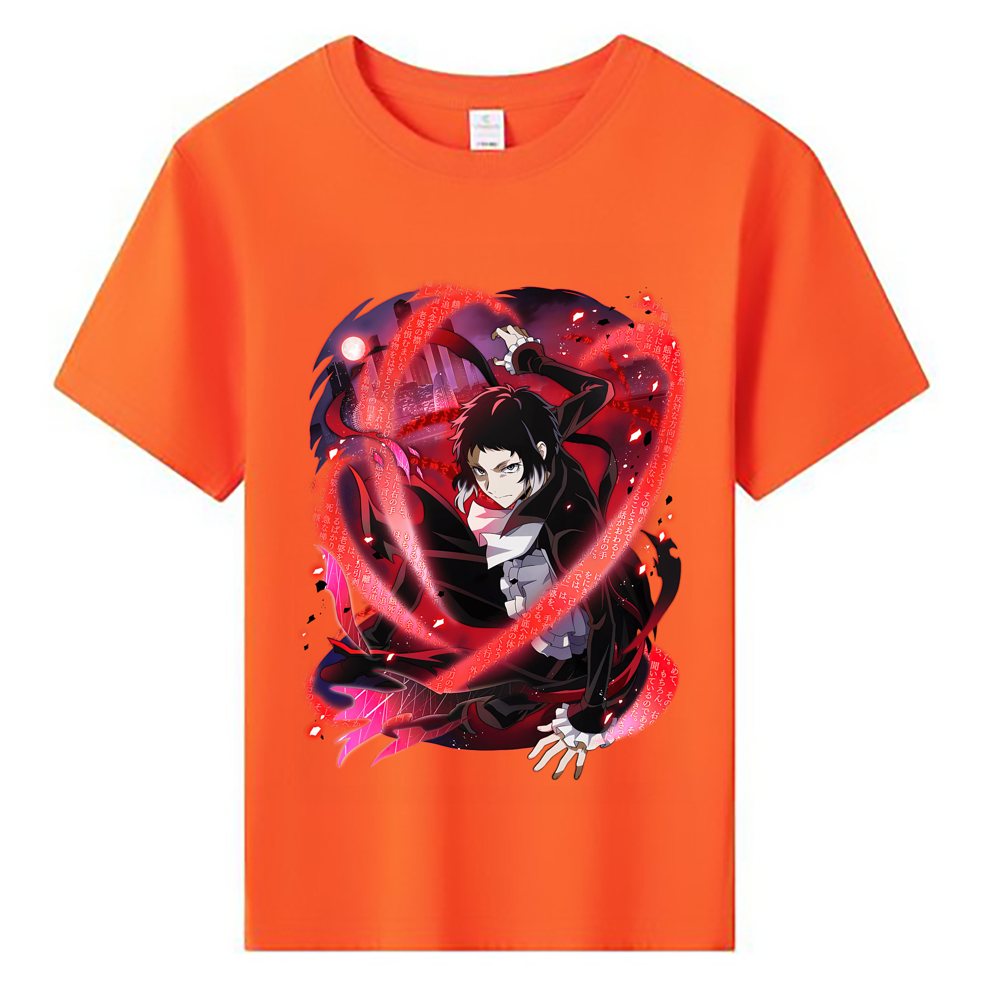 （画像用） 文豪ストレイドッグス Bungo Stray Dogs 綿100％キッズTシャツ（フロントプリント）