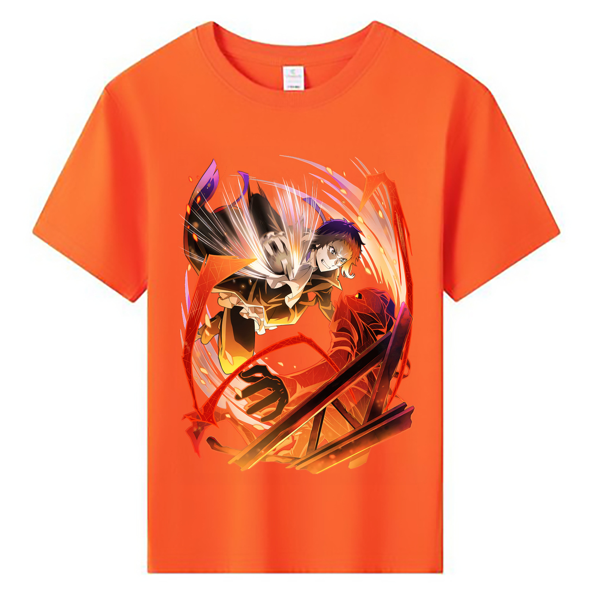 （画像用） 文豪ストレイドッグス Bungo Stray Dogs 綿100％キッズTシャツ（フロントプリント）