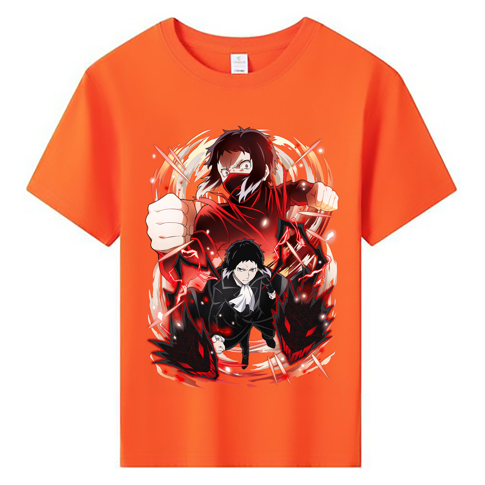 （画像用） 文豪ストレイドッグス Bungo Stray Dogs 綿100％キッズTシャツ（フロントプリント）