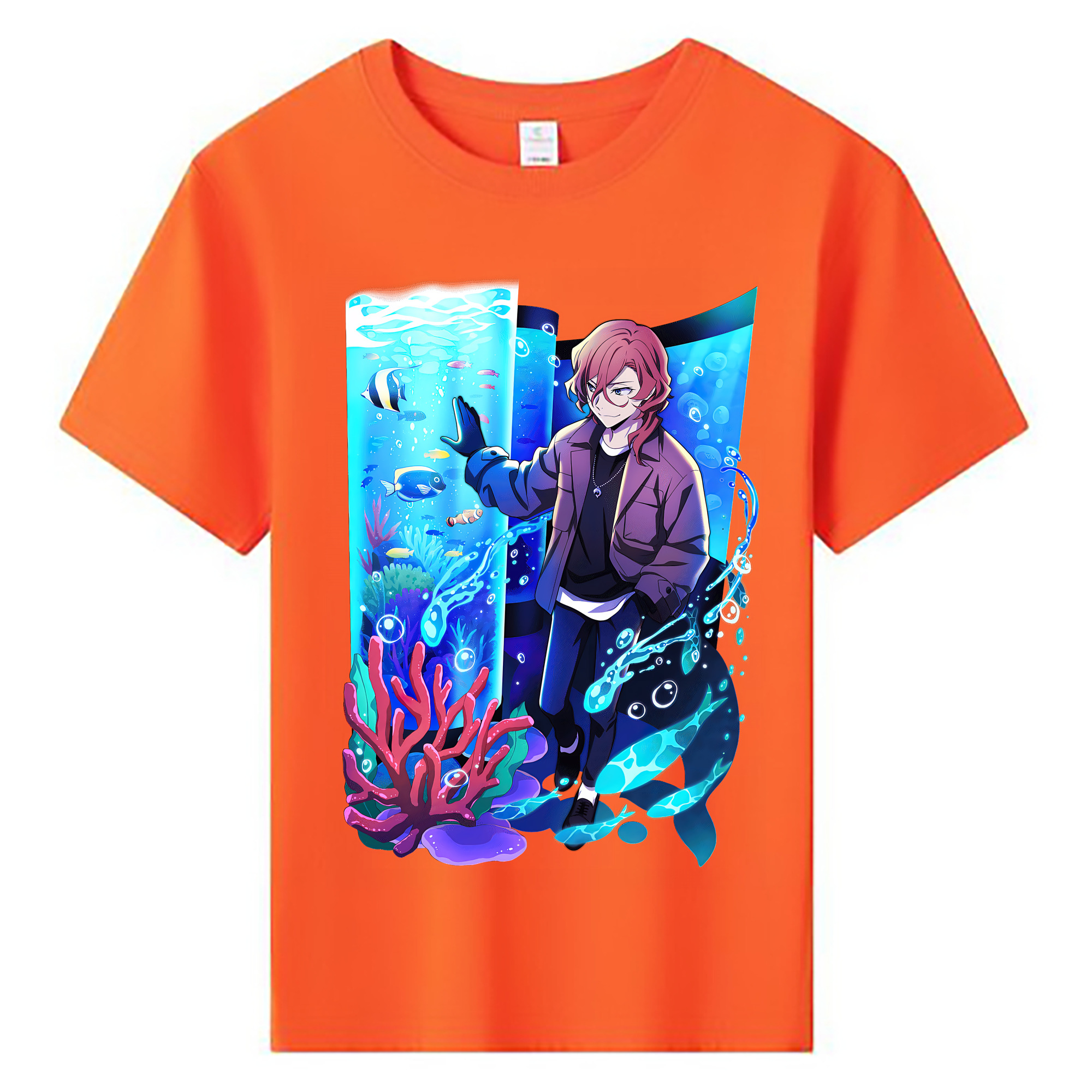 （画像用） 文豪ストレイドッグス Bungo Stray Dogs 綿100％キッズTシャツ（フロントプリント）