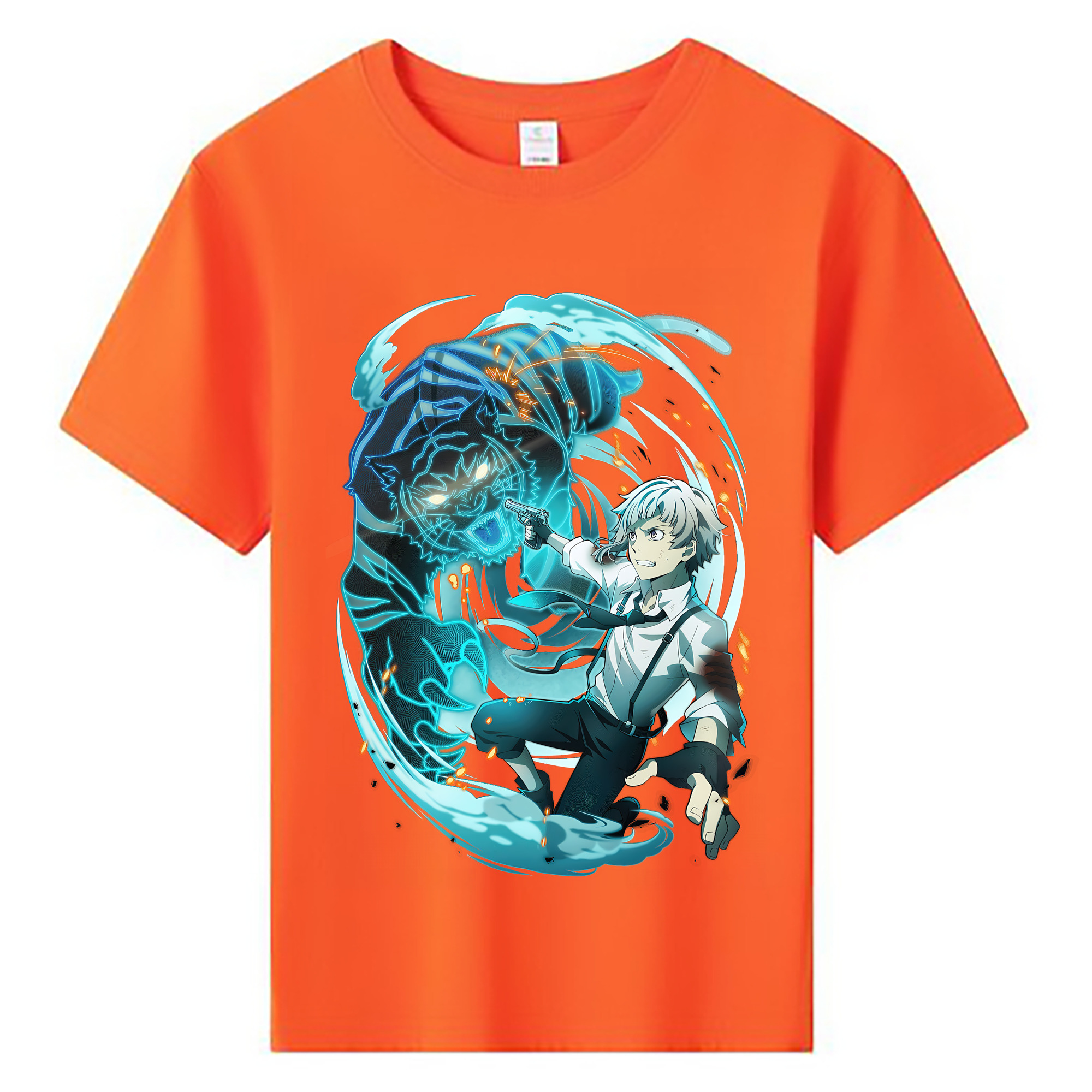 （画像用） 文豪ストレイドッグス Bungo Stray Dogs 綿100％キッズTシャツ（フロントプリント）