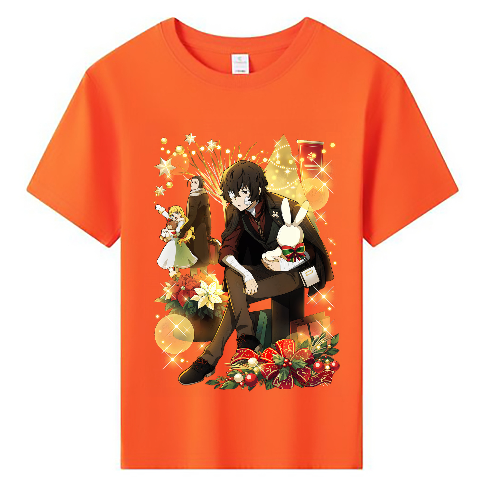（画像用） 文豪ストレイドッグス Bungo Stray Dogs 綿100％キッズTシャツ（フロントプリント）