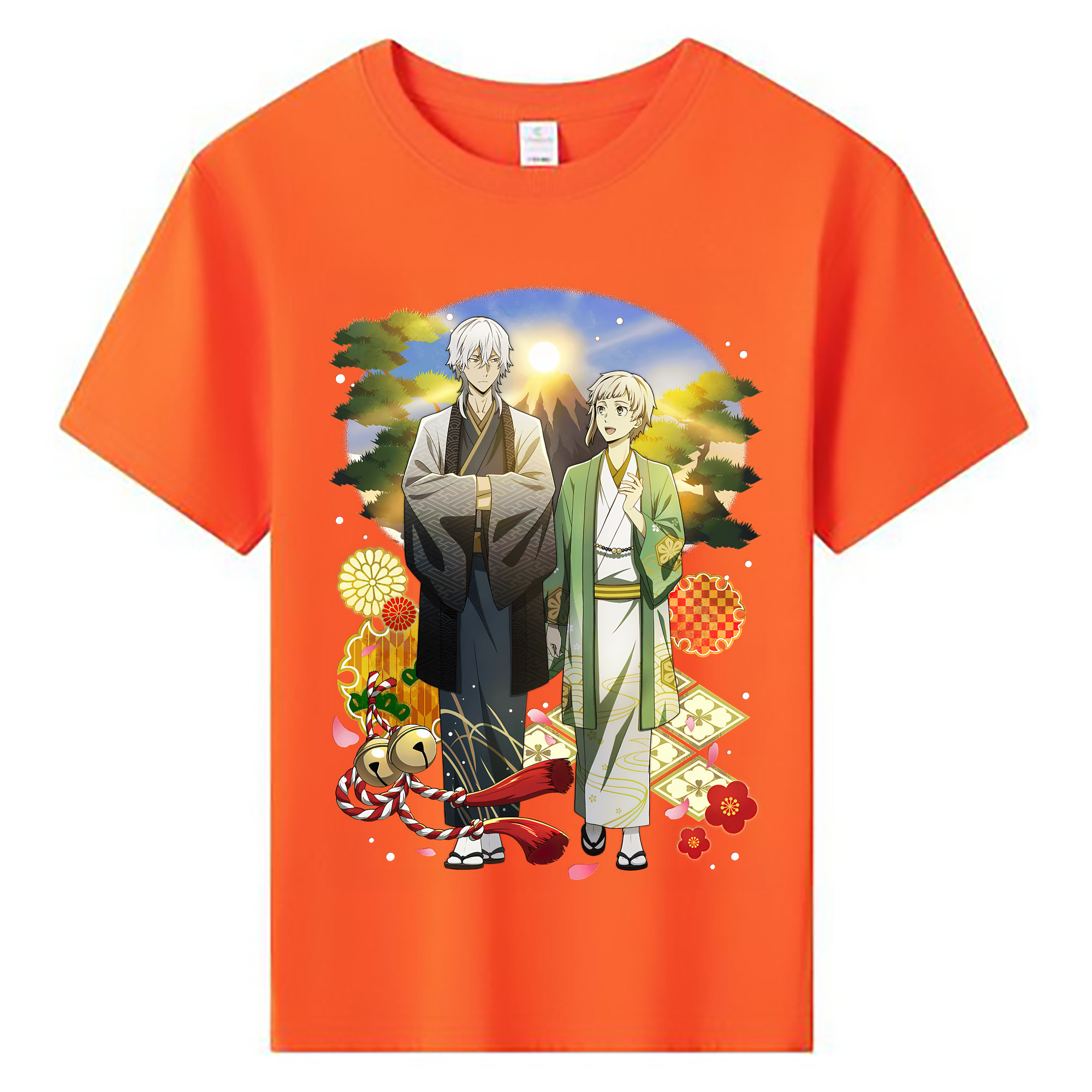 （画像用） 文豪ストレイドッグス Bungo Stray Dogs 綿100％キッズTシャツ（フロントプリント）
