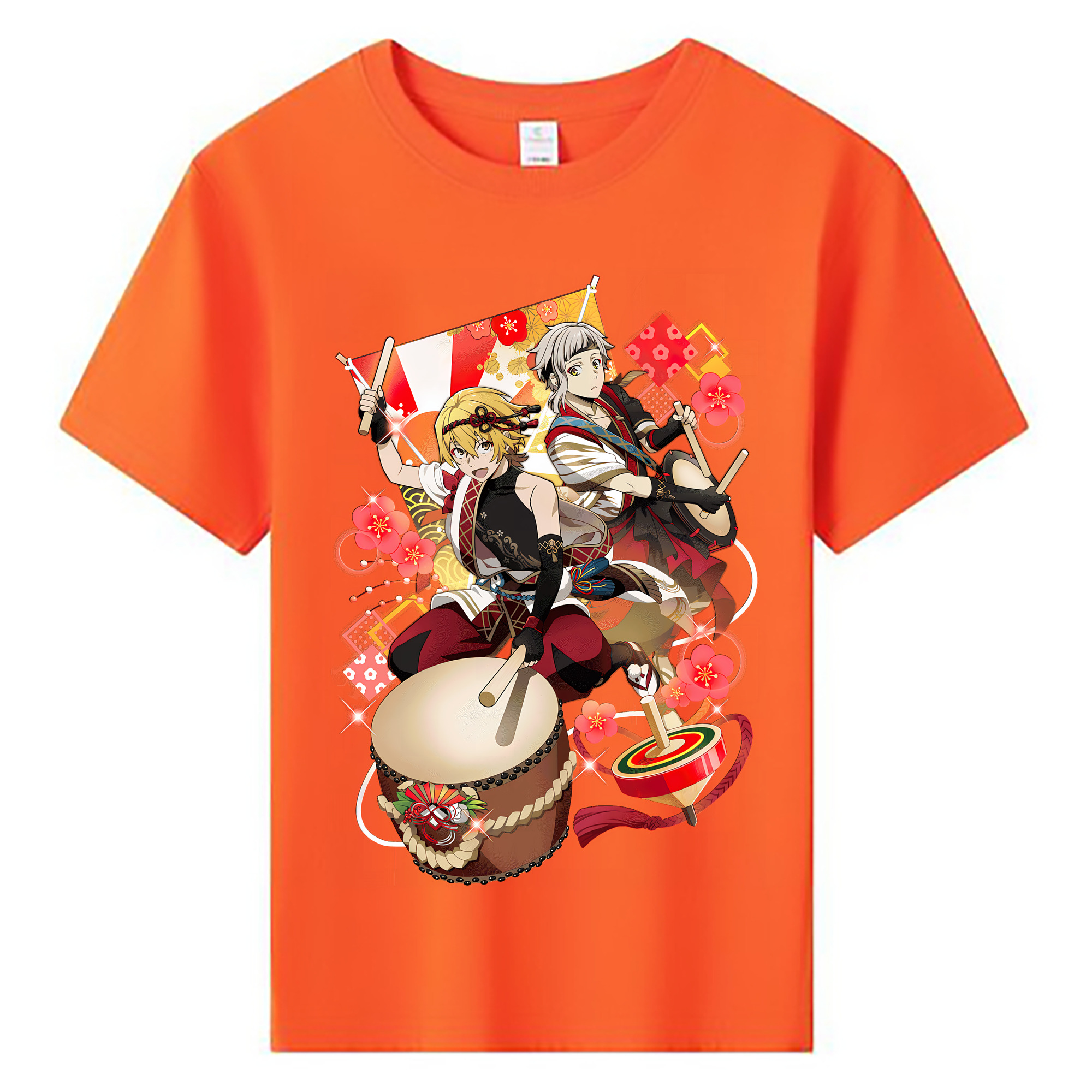（画像用） 文豪ストレイドッグス Bungo Stray Dogs 綿100％キッズTシャツ（フロントプリント）