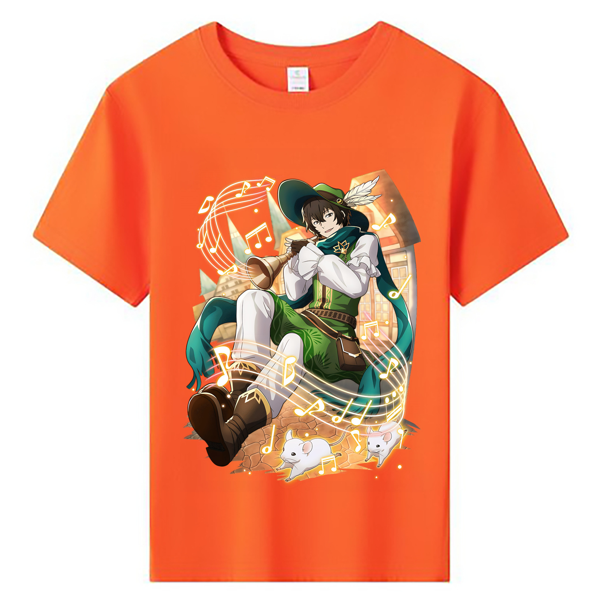 （画像用） 文豪ストレイドッグス Bungo Stray Dogs 綿100％キッズTシャツ（フロントプリント）