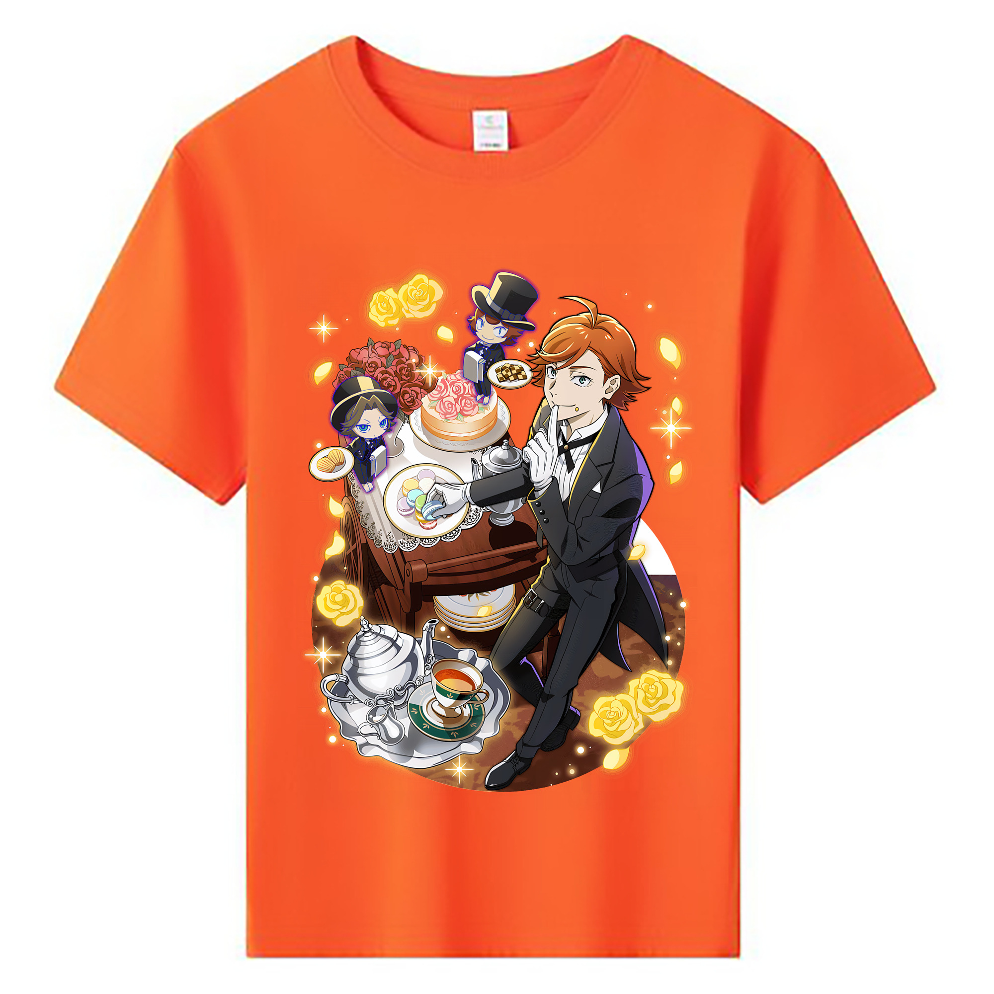 （画像用） 文豪ストレイドッグス Bungo Stray Dogs 綿100％キッズTシャツ（フロントプリント）