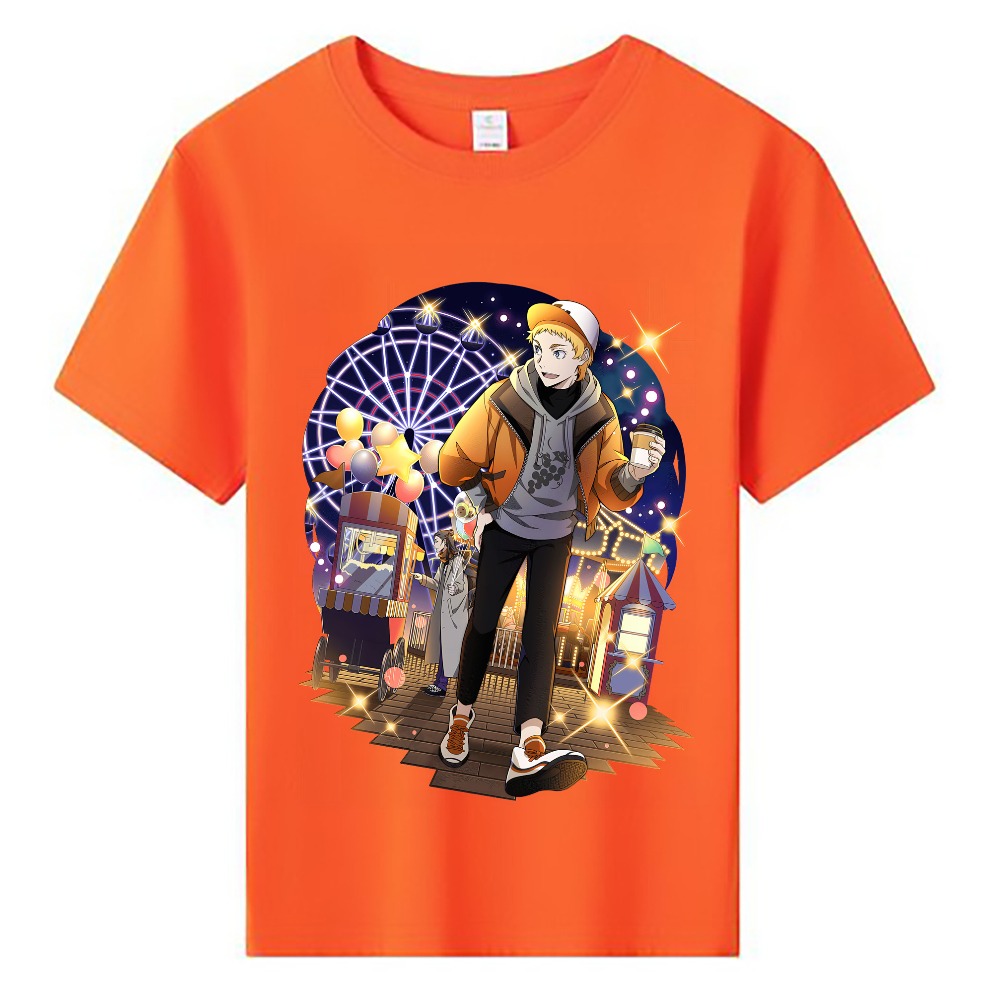 （画像用） 文豪ストレイドッグス Bungo Stray Dogs 綿100％キッズTシャツ（フロントプリント）