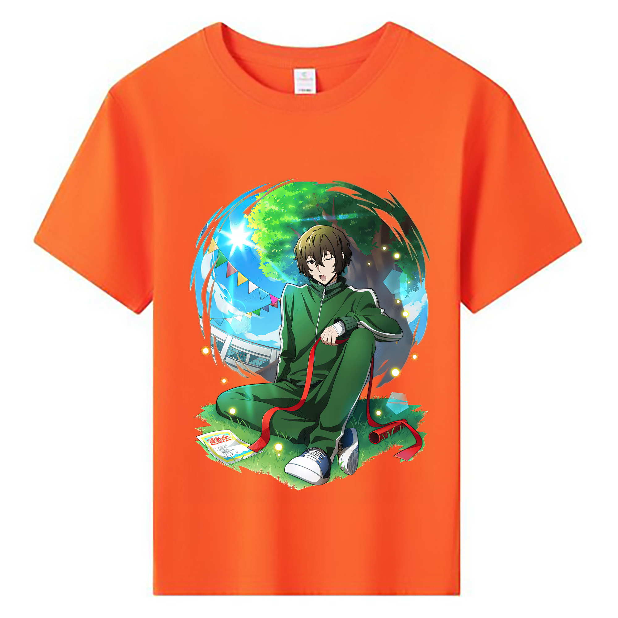 （画像用） 文豪ストレイドッグス Bungo Stray Dogs 綿100％キッズTシャツ（フロントプリント）