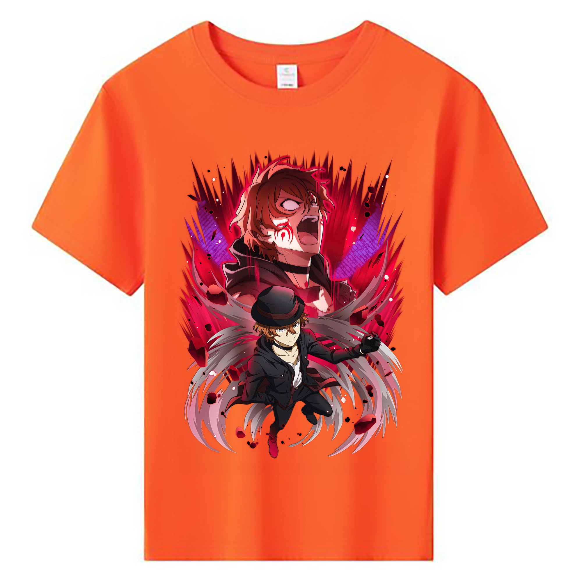 （画像用） 文豪ストレイドッグス Bungo Stray Dogs 綿100％キッズTシャツ（フロントプリント）
