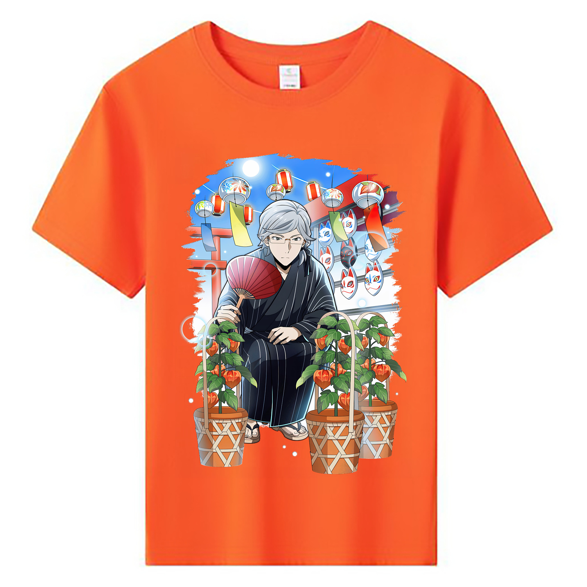 （画像用） 文豪ストレイドッグス Bungo Stray Dogs 綿100％キッズTシャツ（フロントプリント）
