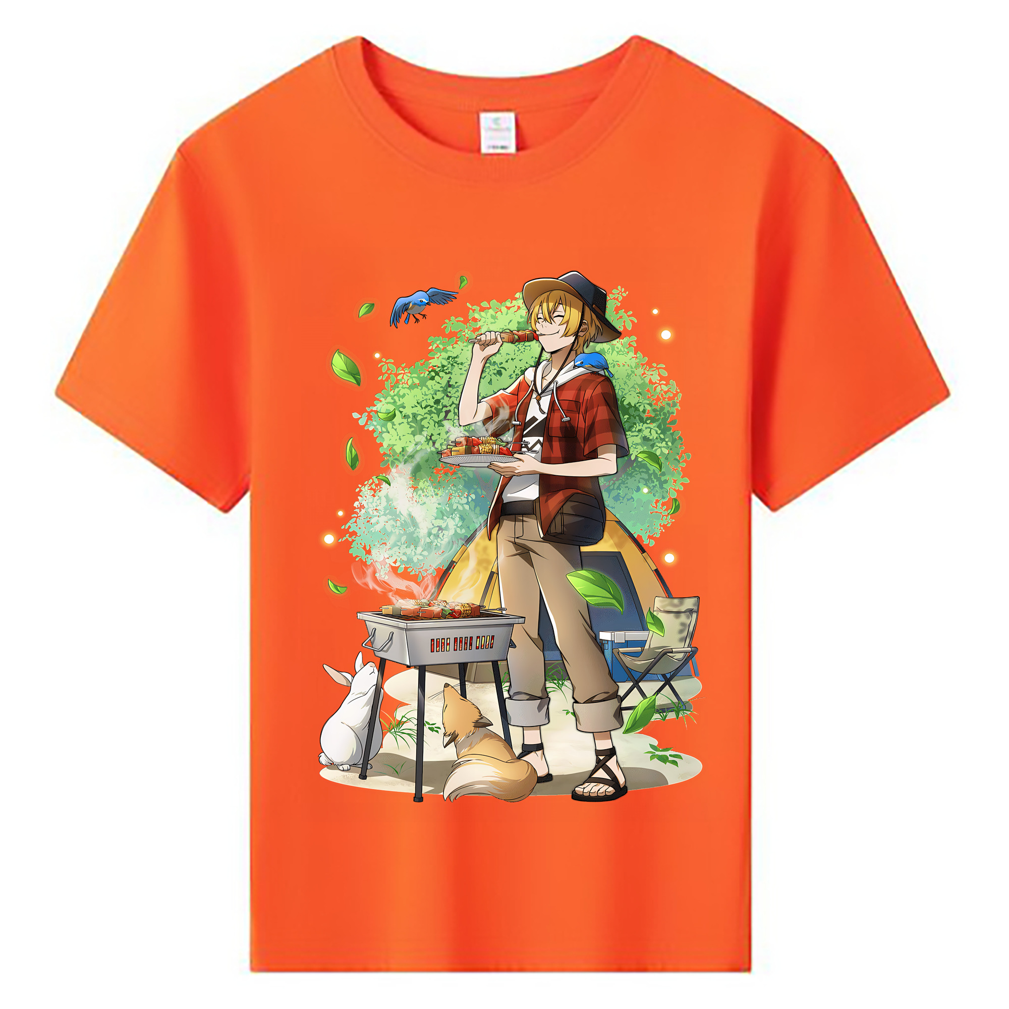 （画像用） 文豪ストレイドッグス Bungo Stray Dogs 綿100％キッズTシャツ（フロントプリント）