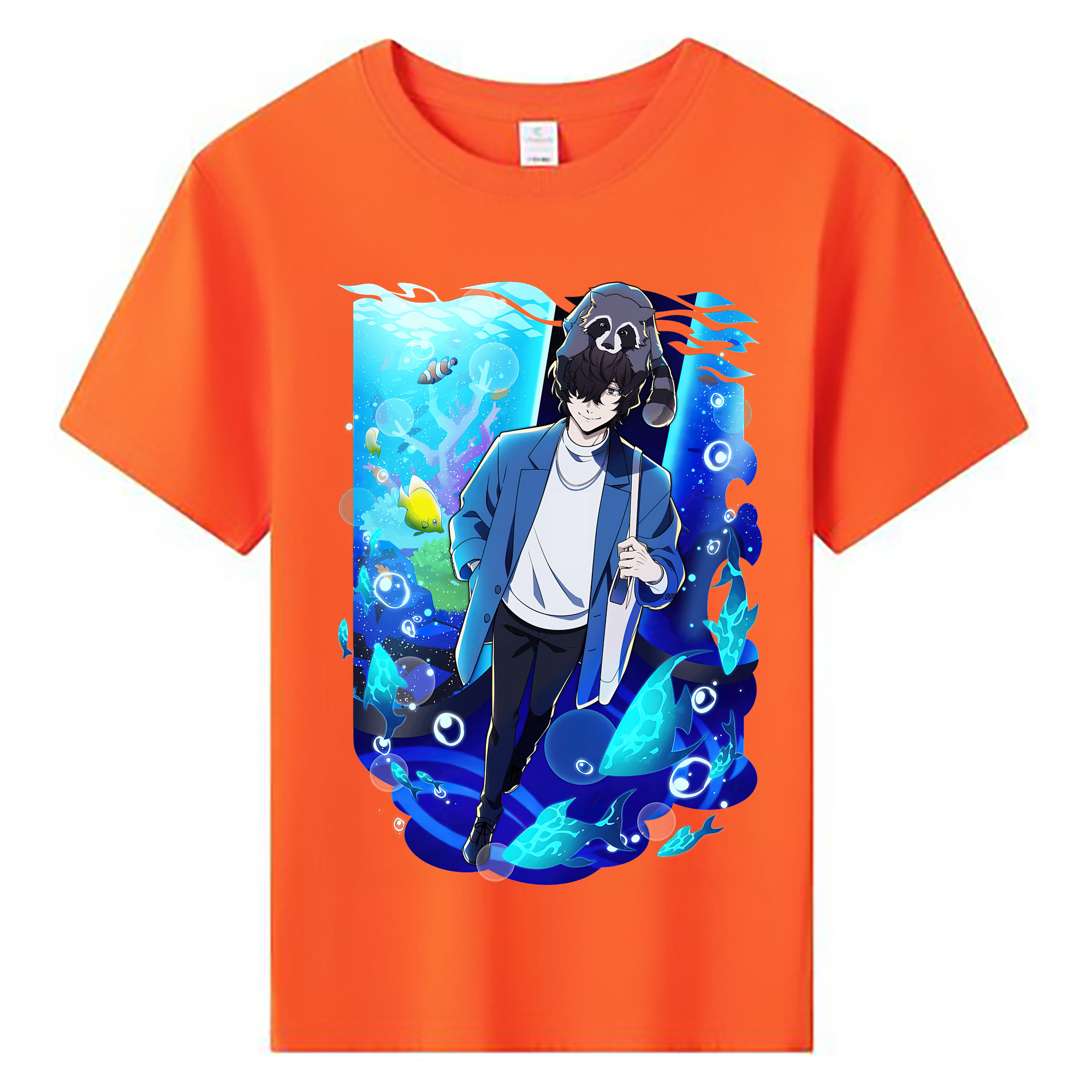 （画像用） 文豪ストレイドッグス Bungo Stray Dogs 綿100％キッズTシャツ（フロントプリント）