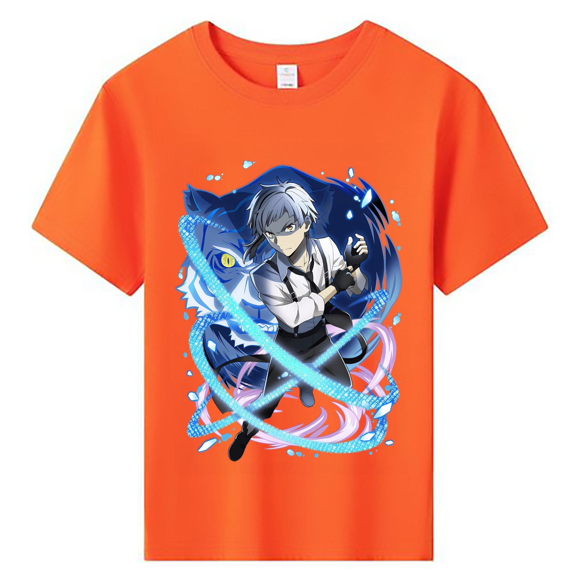 （画像用） 文豪ストレイドッグス Bungo Stray Dogs 綿100％キッズTシャツ（フロントプリント）