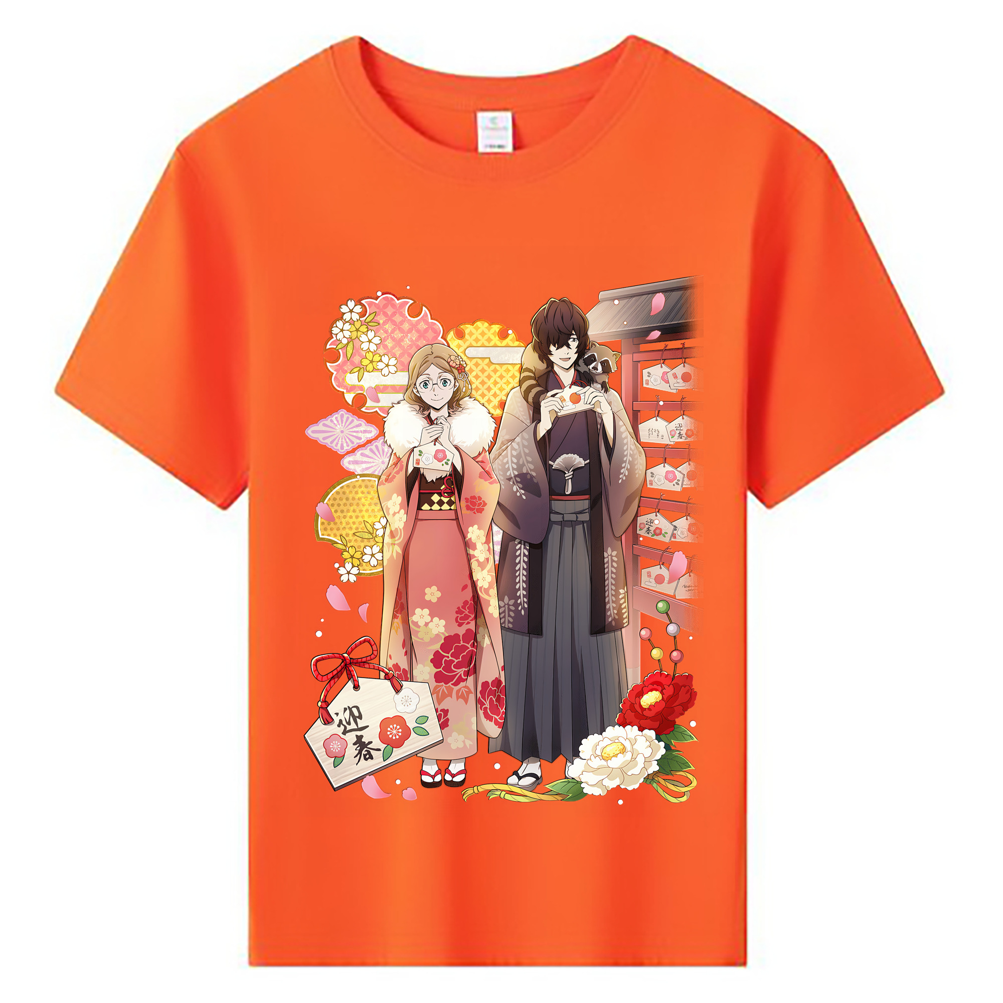 （画像用） 文豪ストレイドッグス Bungo Stray Dogs 綿100％キッズTシャツ（フロントプリント）