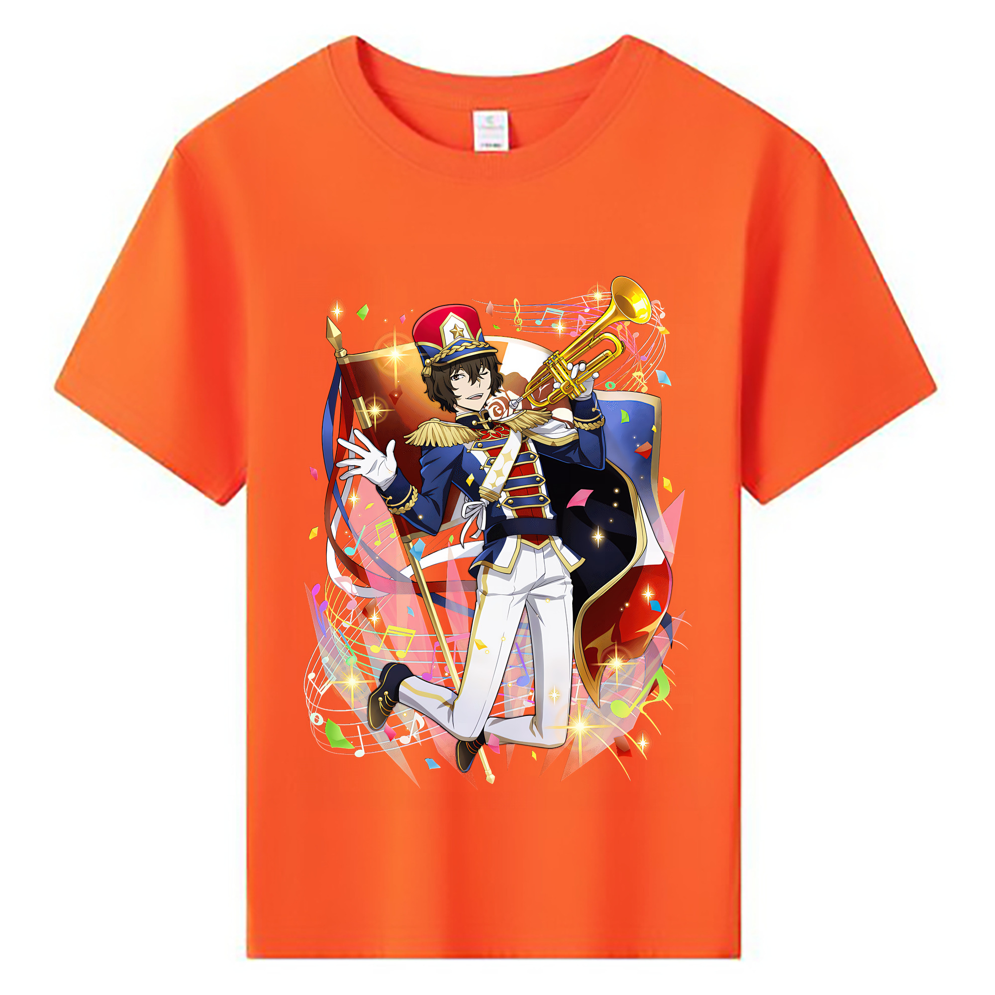 （画像用） 文豪ストレイドッグス Bungo Stray Dogs 綿100％キッズTシャツ（フロントプリント）