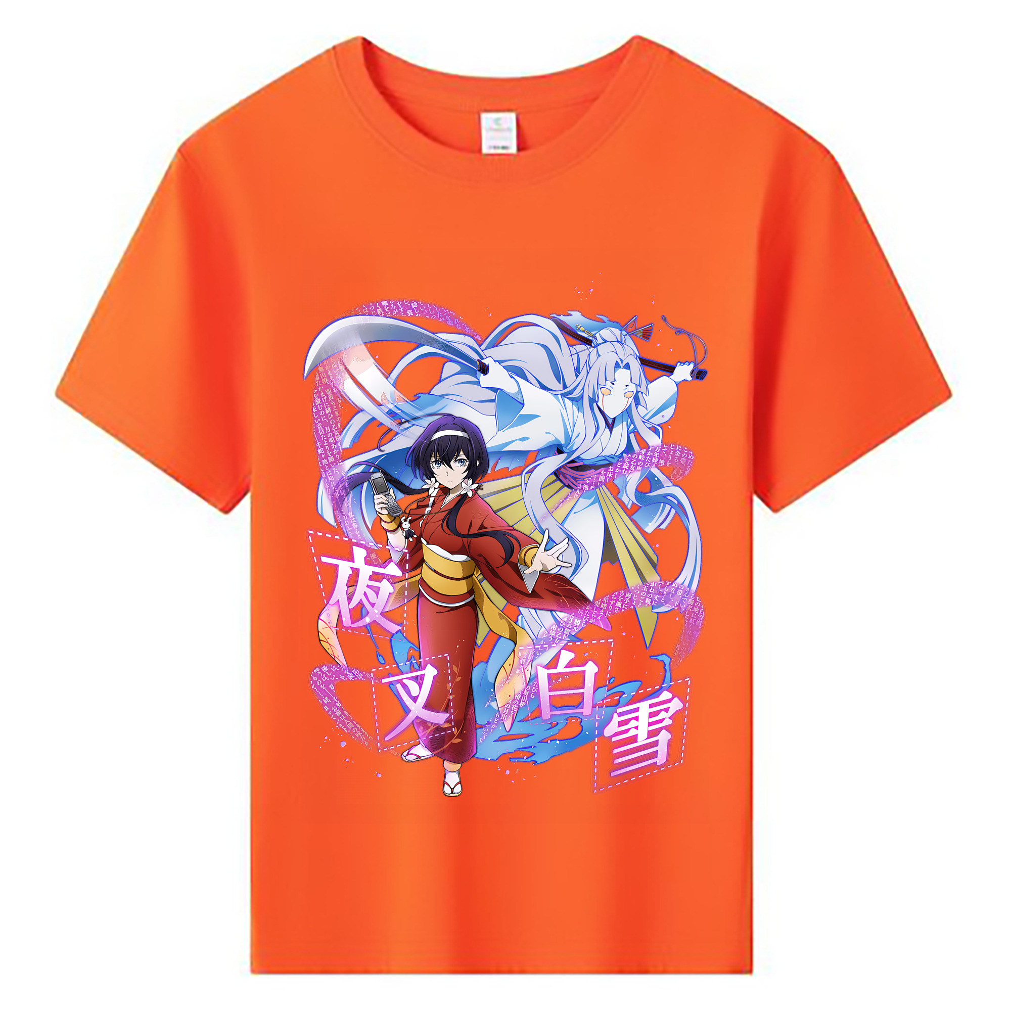 （画像用） 文豪ストレイドッグス Bungo Stray Dogs 綿100％キッズTシャツ（フロントプリント）