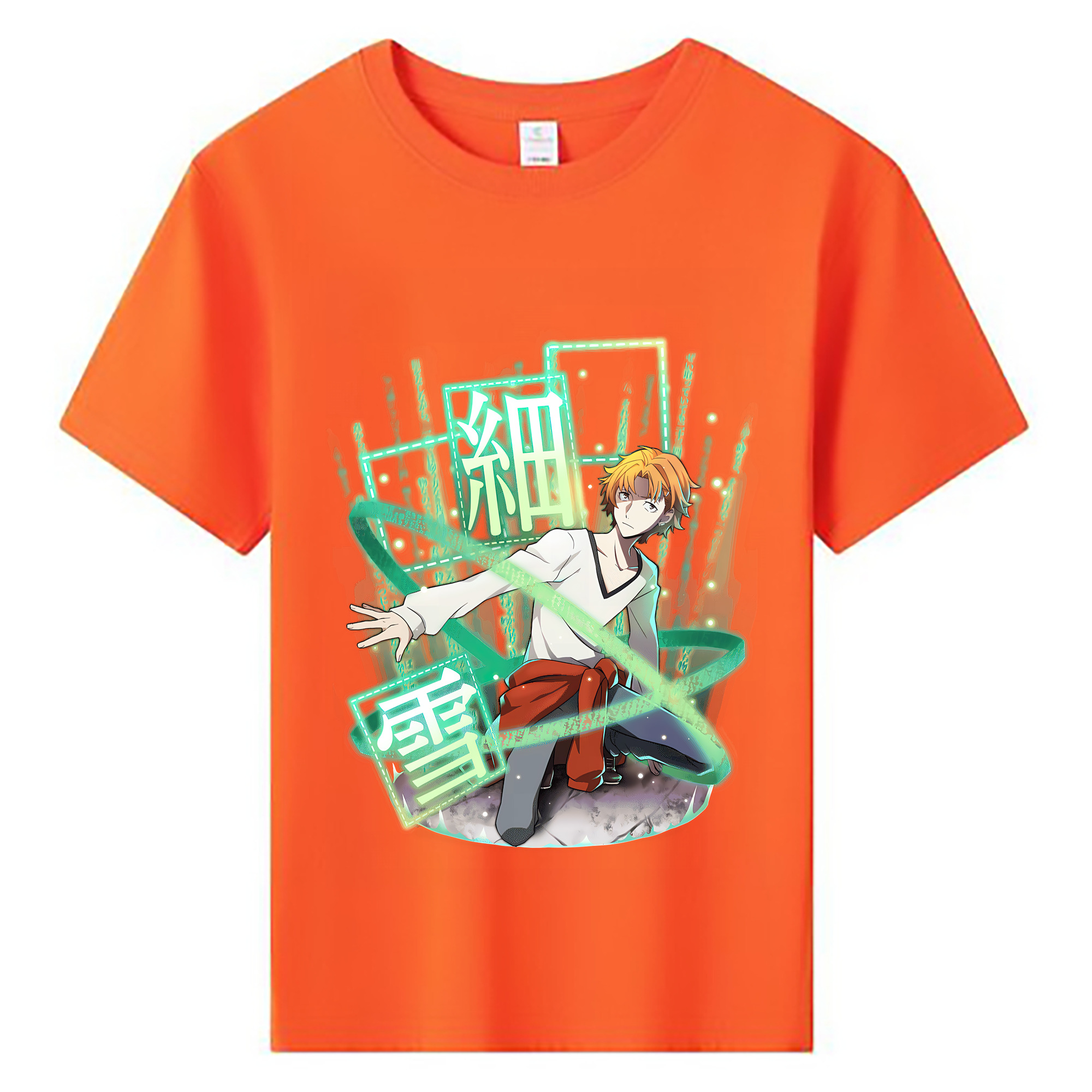 （画像用） 文豪ストレイドッグス Bungo Stray Dogs 綿100％キッズTシャツ（フロントプリント）