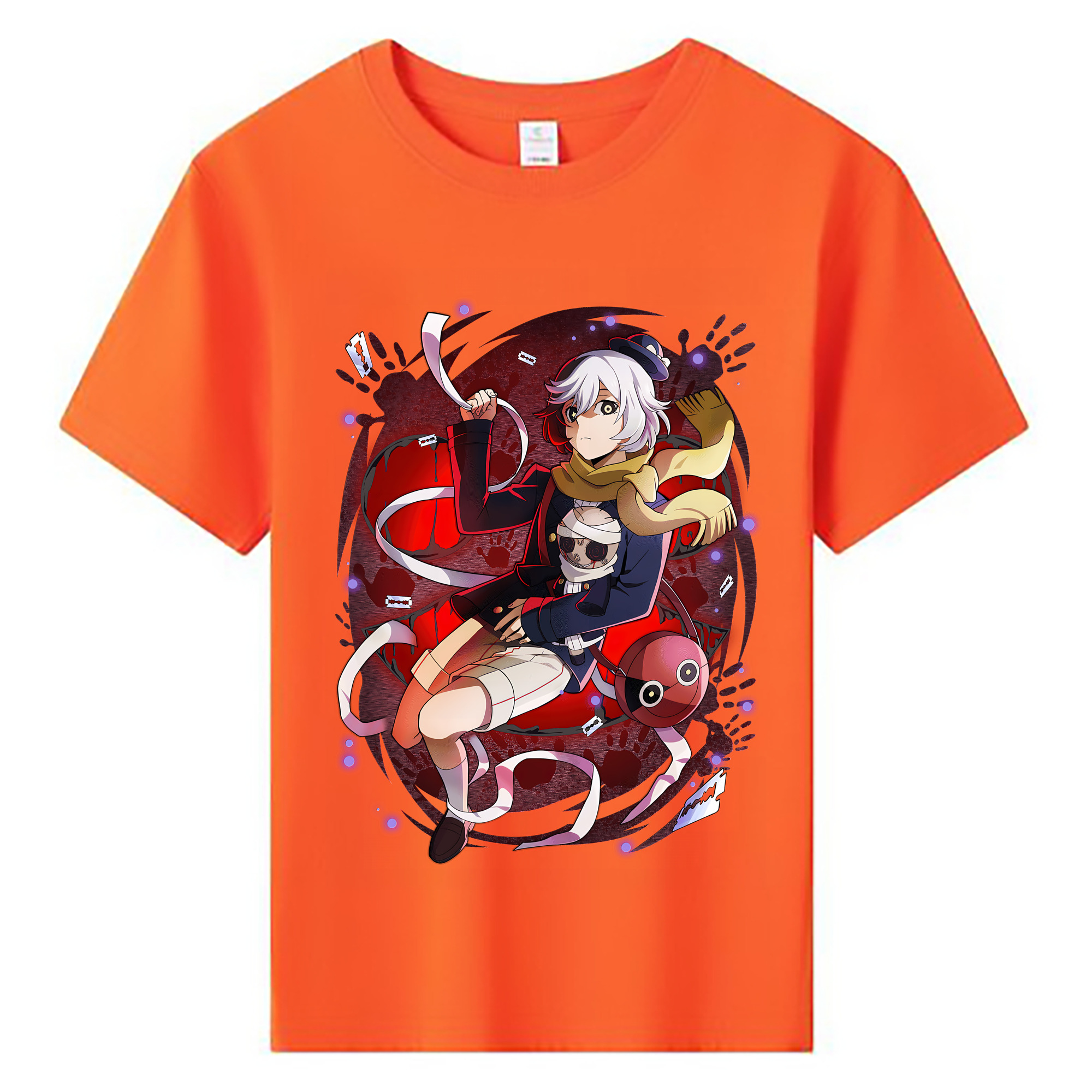 （画像用） 文豪ストレイドッグス Bungo Stray Dogs 綿100％キッズTシャツ（フロントプリント）