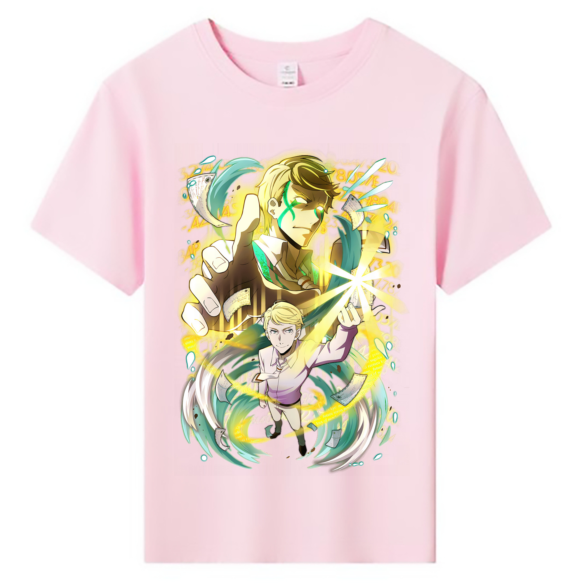 （画像用） 文豪ストレイドッグス Bungo Stray Dogs 綿100％キッズTシャツ（フロントプリント）