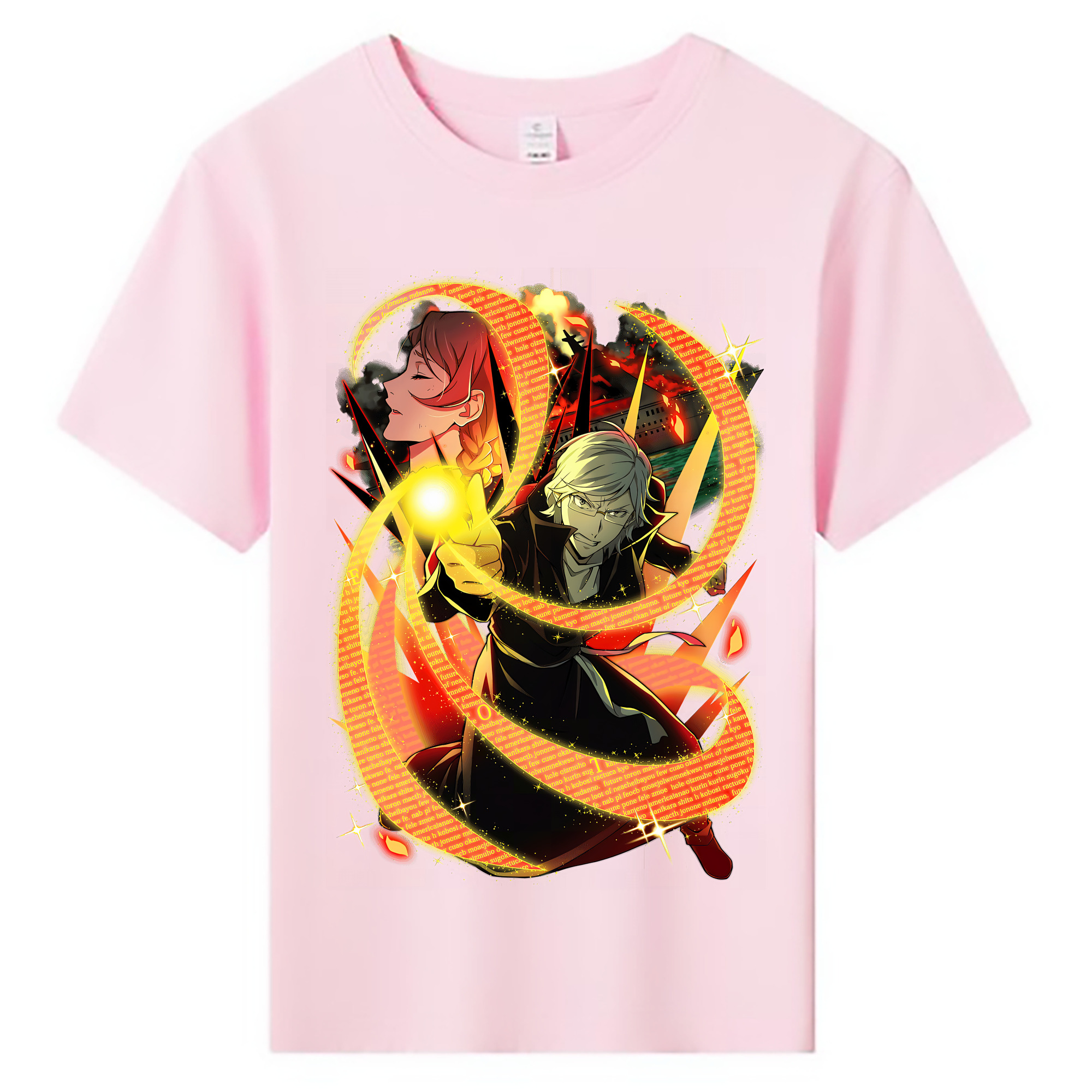（画像用） 文豪ストレイドッグス Bungo Stray Dogs 綿100％キッズTシャツ（フロントプリント）