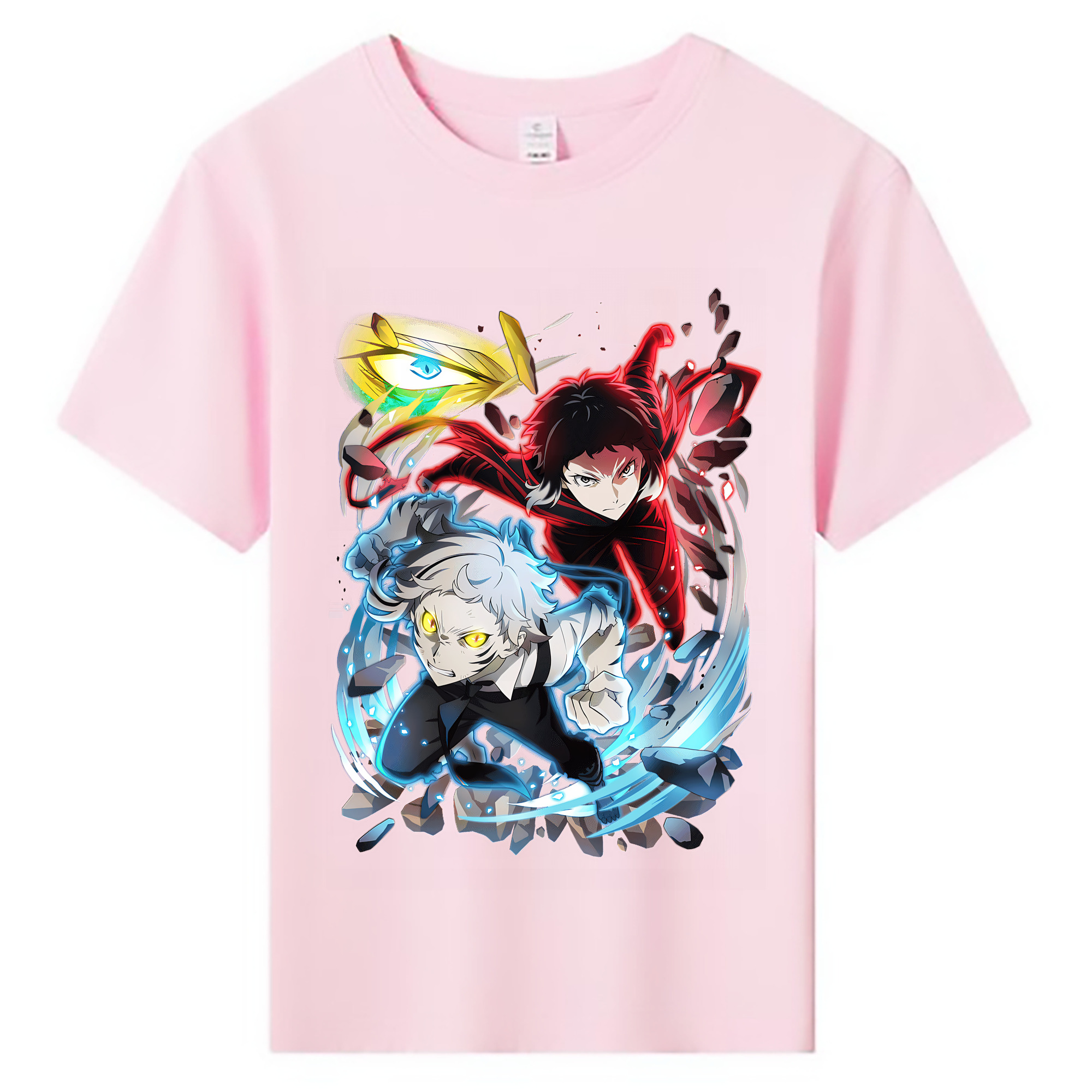 （画像用） 文豪ストレイドッグス Bungo Stray Dogs 綿100％キッズTシャツ（フロントプリント）