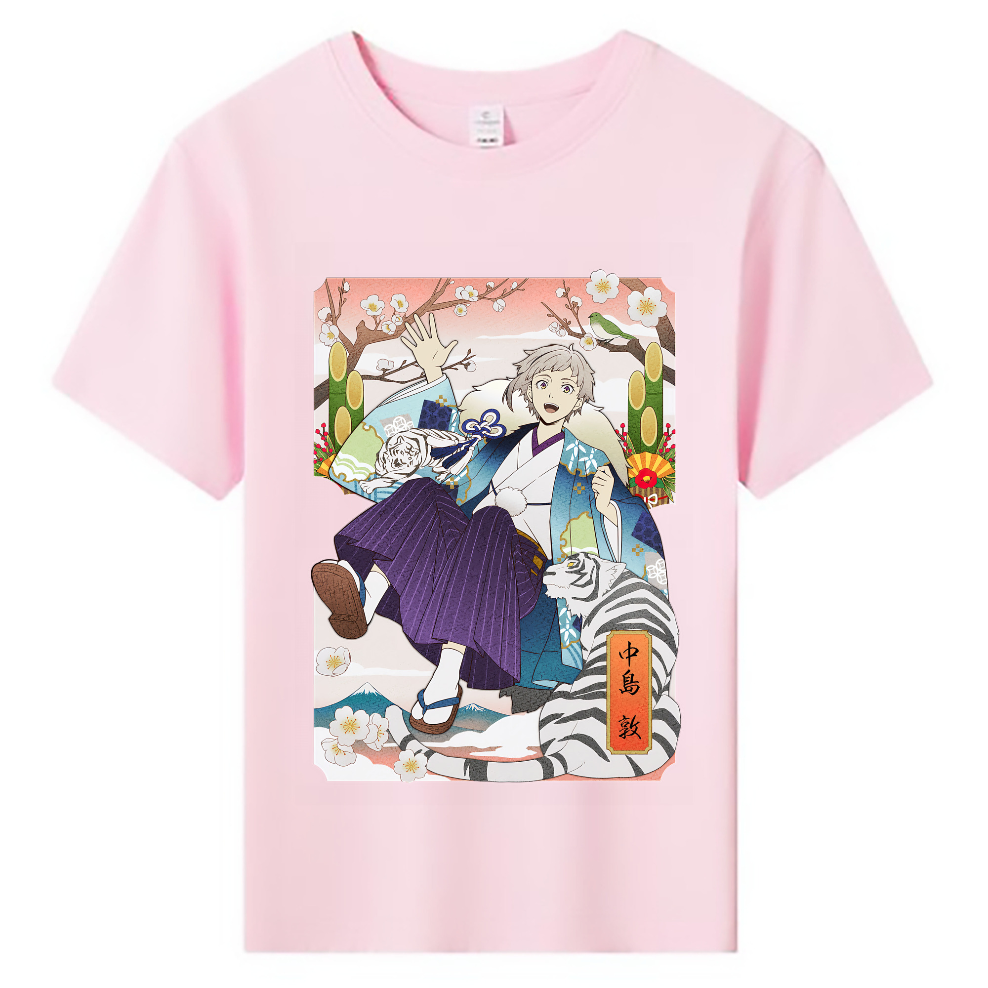 （画像用） 文豪ストレイドッグス Bungo Stray Dogs 綿100％キッズTシャツ（フロントプリント）