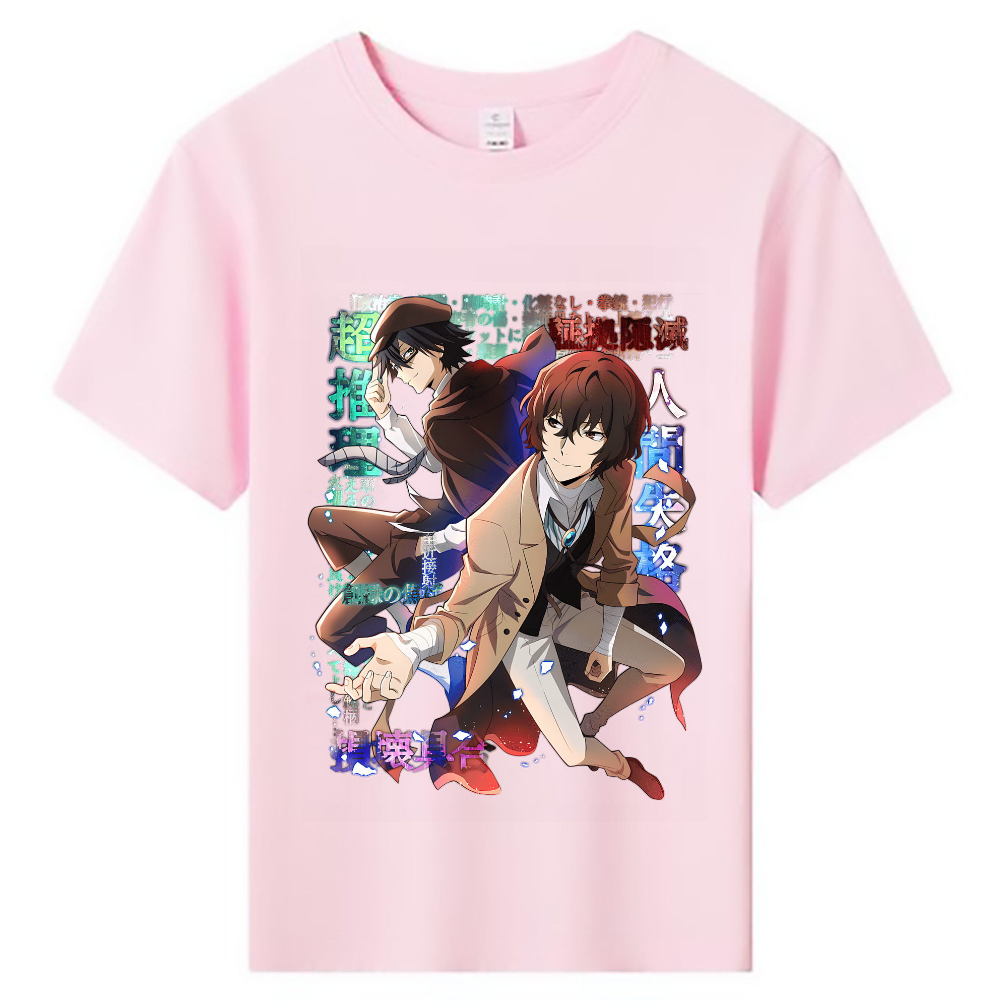 （画像用） 文豪ストレイドッグス Bungo Stray Dogs 綿100％キッズTシャツ（フロントプリント）