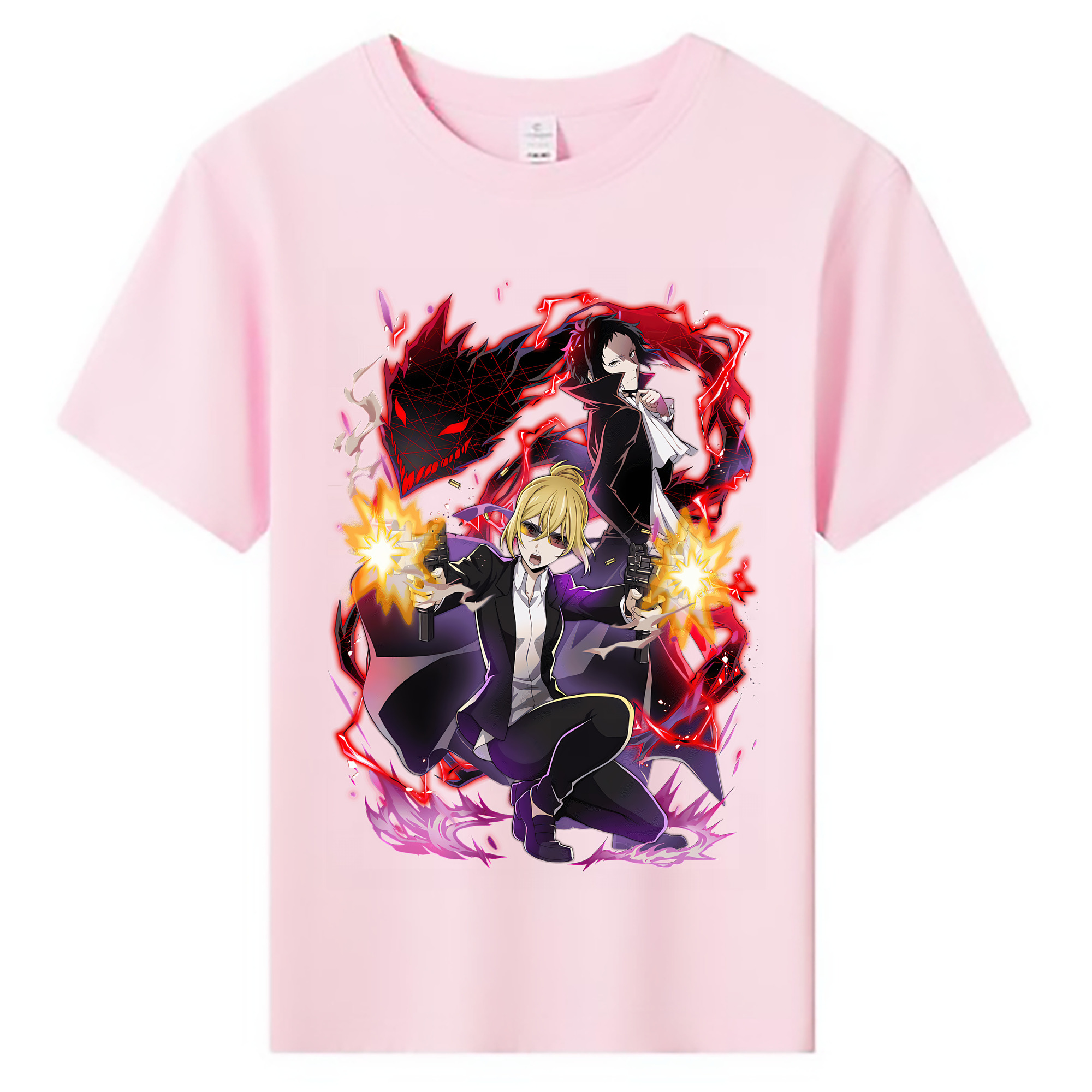 （画像用） 文豪ストレイドッグス Bungo Stray Dogs 綿100％キッズTシャツ（フロントプリント）