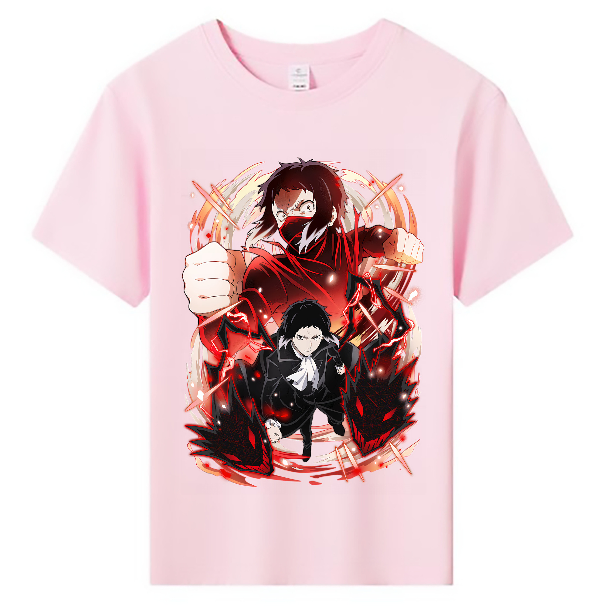 （画像用） 文豪ストレイドッグス Bungo Stray Dogs 綿100％キッズTシャツ（フロントプリント）