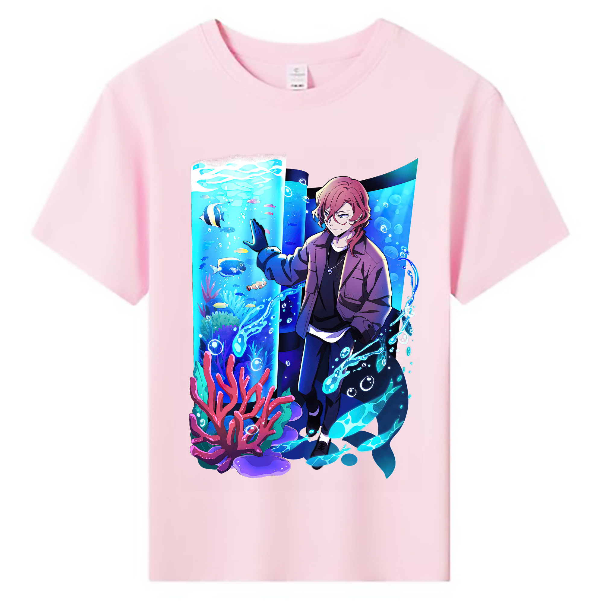 （画像用） 文豪ストレイドッグス Bungo Stray Dogs 綿100％キッズTシャツ（フロントプリント）