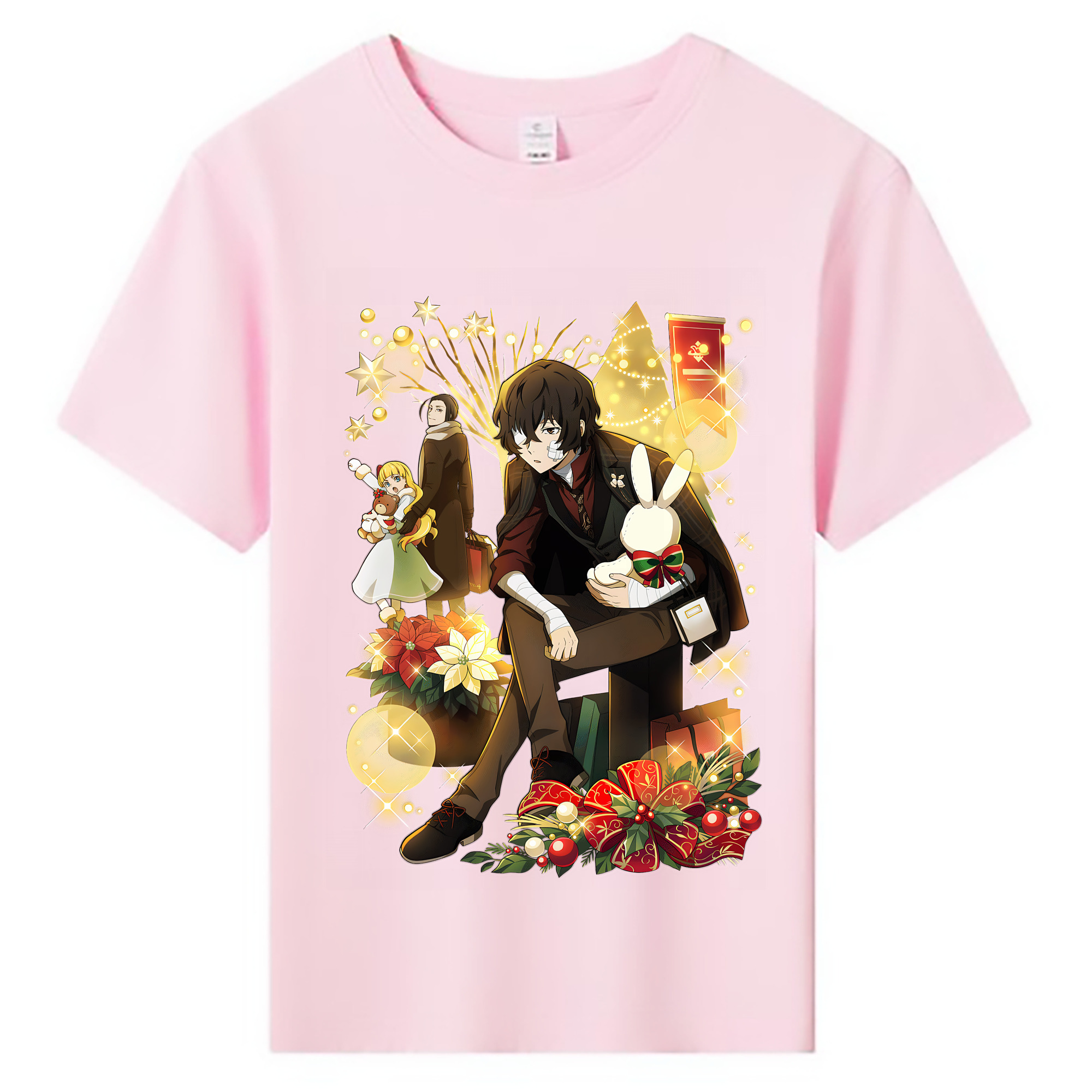 （画像用） 文豪ストレイドッグス Bungo Stray Dogs 綿100％キッズTシャツ（フロントプリント）