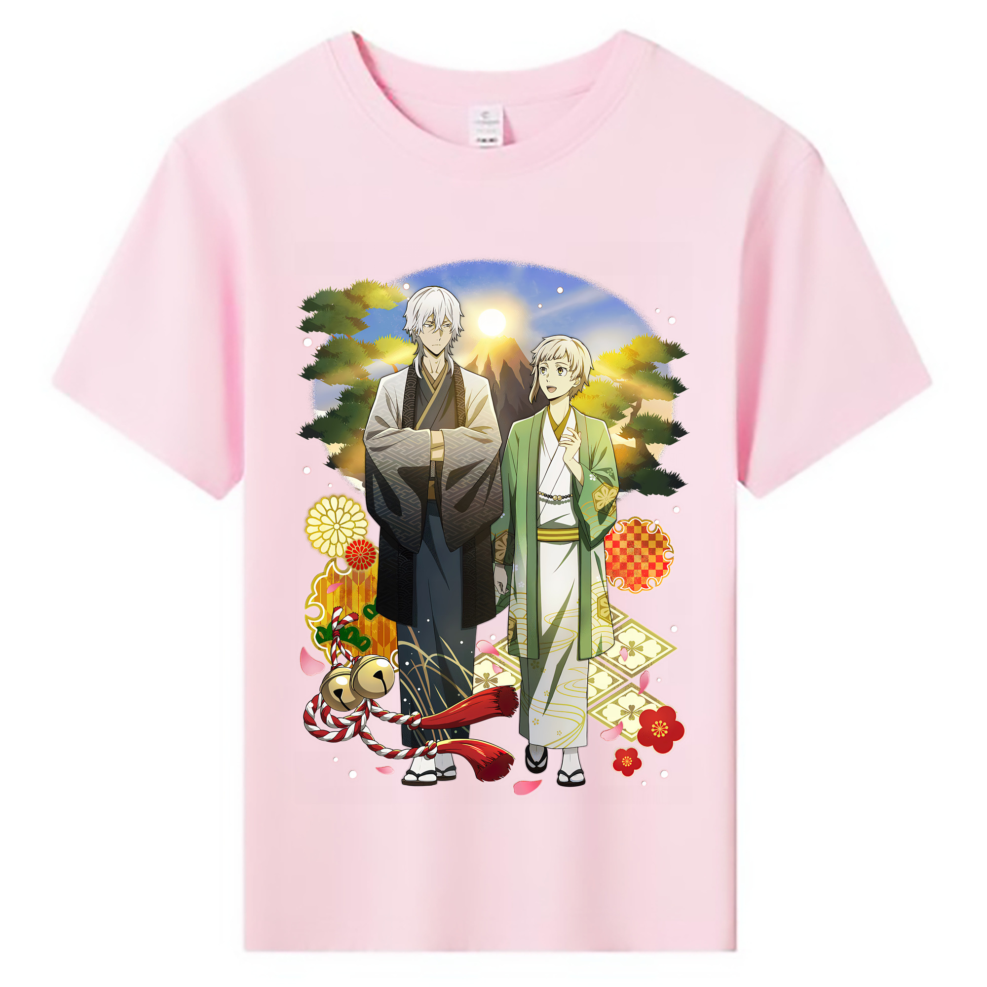 （画像用） 文豪ストレイドッグス Bungo Stray Dogs 綿100％キッズTシャツ（フロントプリント）