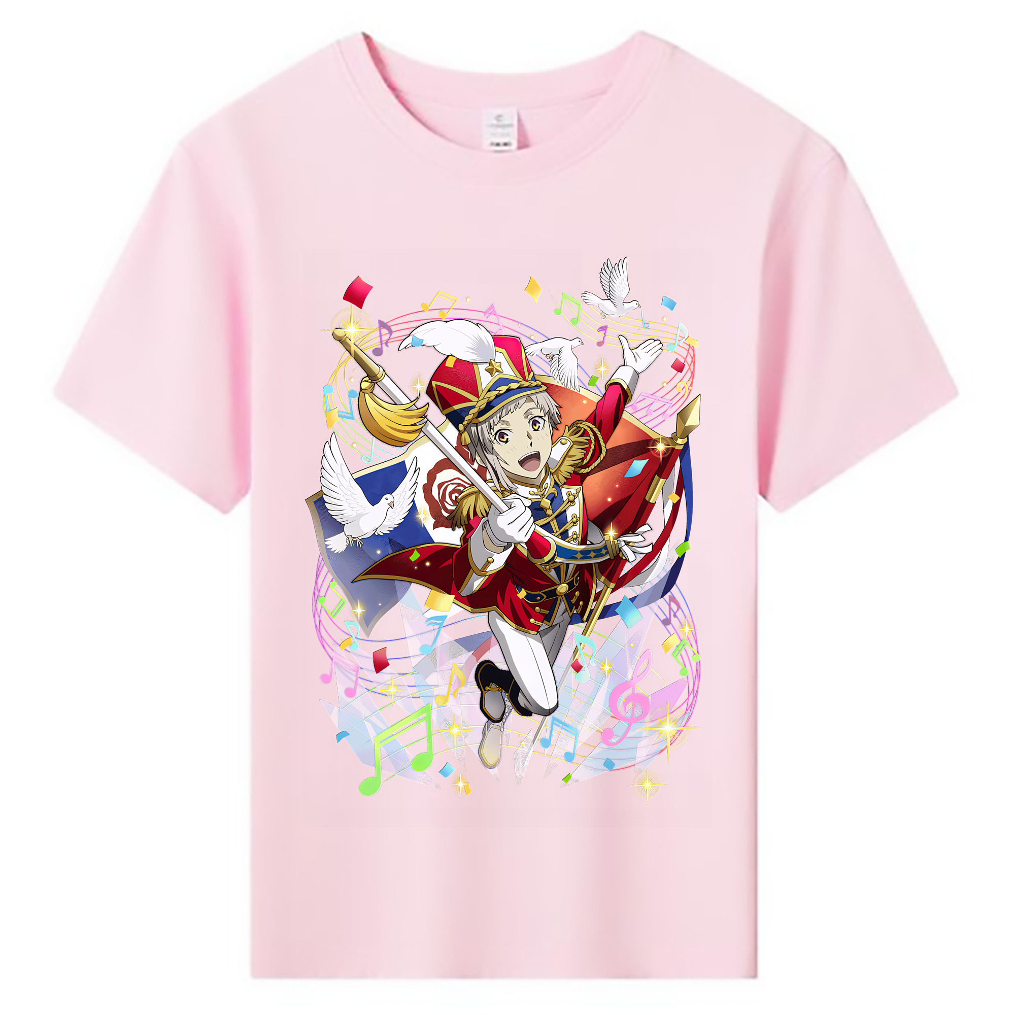 （画像用） 文豪ストレイドッグス Bungo Stray Dogs 綿100％キッズTシャツ（フロントプリント）