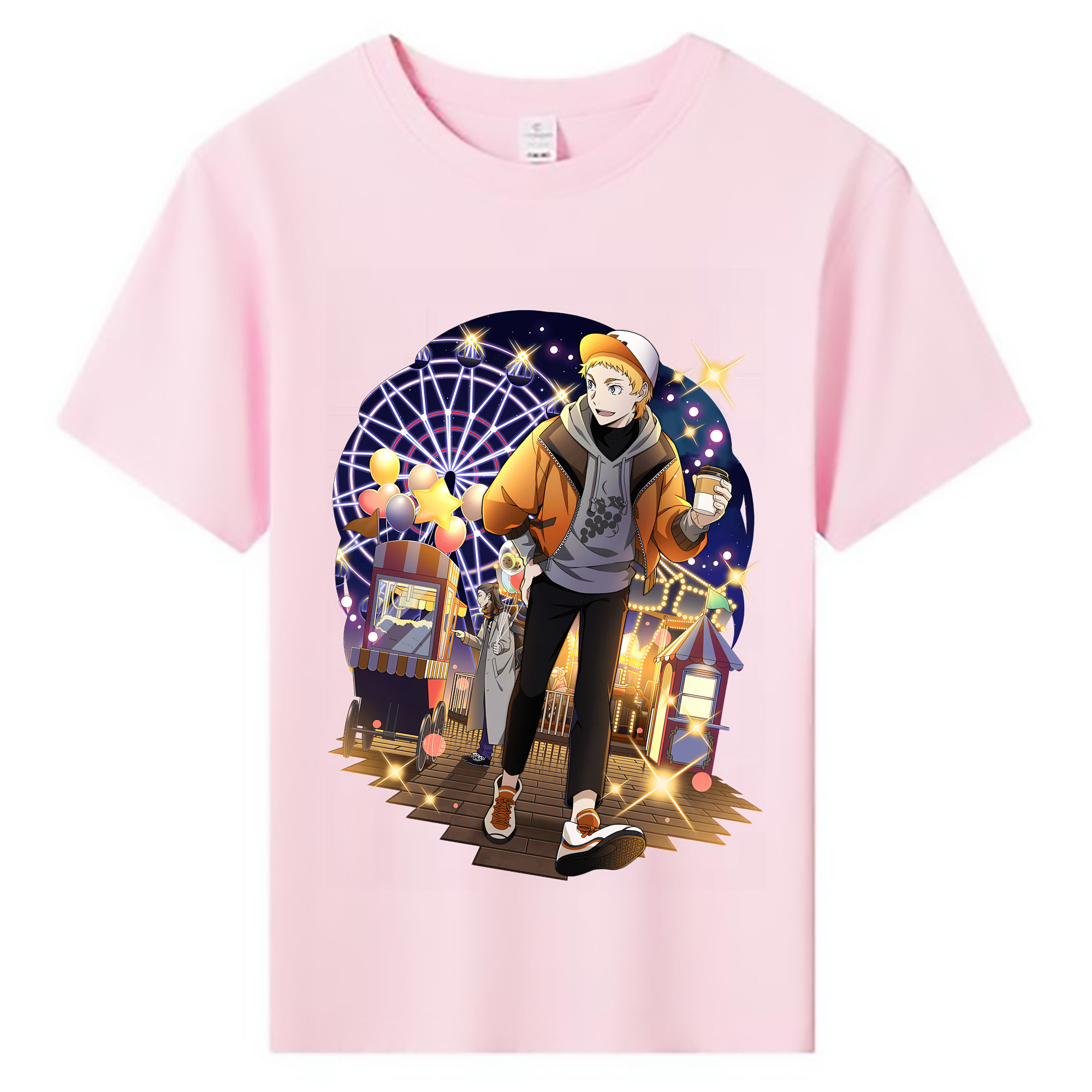 （画像用） 文豪ストレイドッグス Bungo Stray Dogs 綿100％キッズTシャツ（フロントプリント）