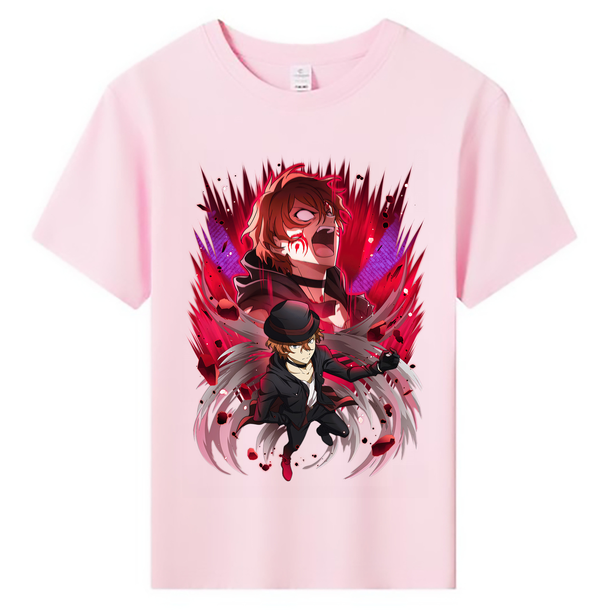 （画像用） 文豪ストレイドッグス Bungo Stray Dogs 綿100％キッズTシャツ（フロントプリント）