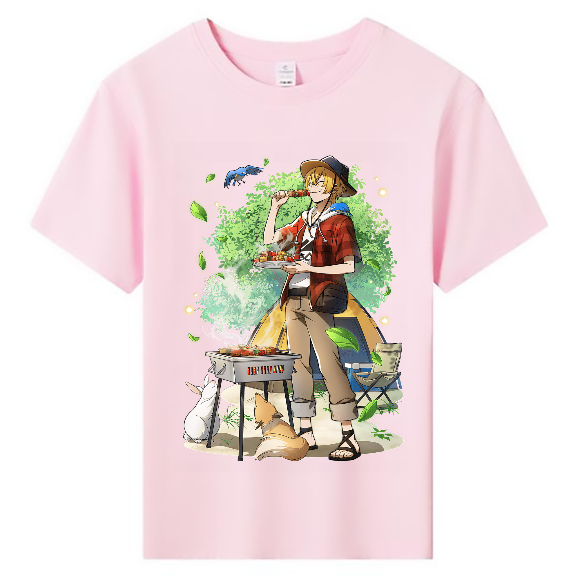 （画像用） 文豪ストレイドッグス Bungo Stray Dogs 綿100％キッズTシャツ（フロントプリント）