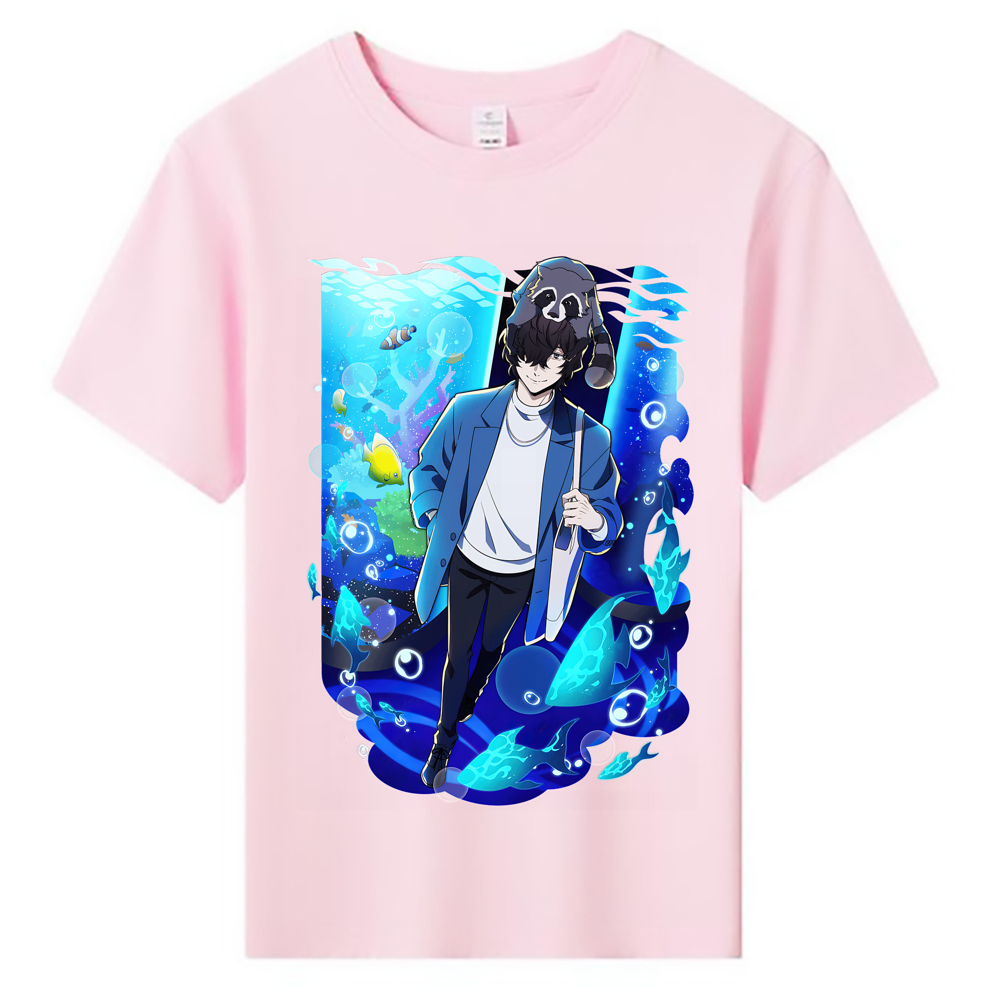 （画像用） 文豪ストレイドッグス Bungo Stray Dogs 綿100％キッズTシャツ（フロントプリント）
