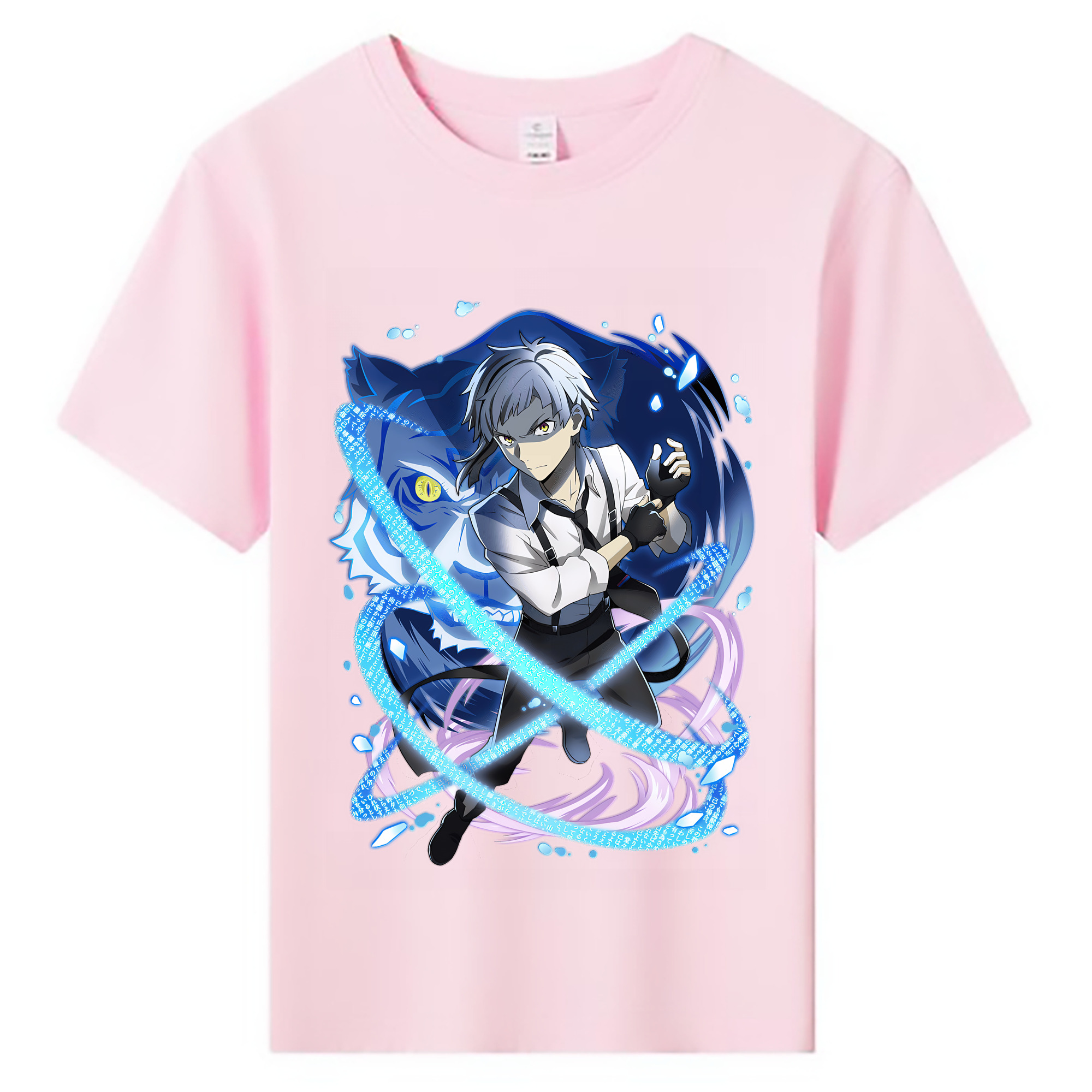 （画像用） 文豪ストレイドッグス Bungo Stray Dogs 綿100％キッズTシャツ（フロントプリント）