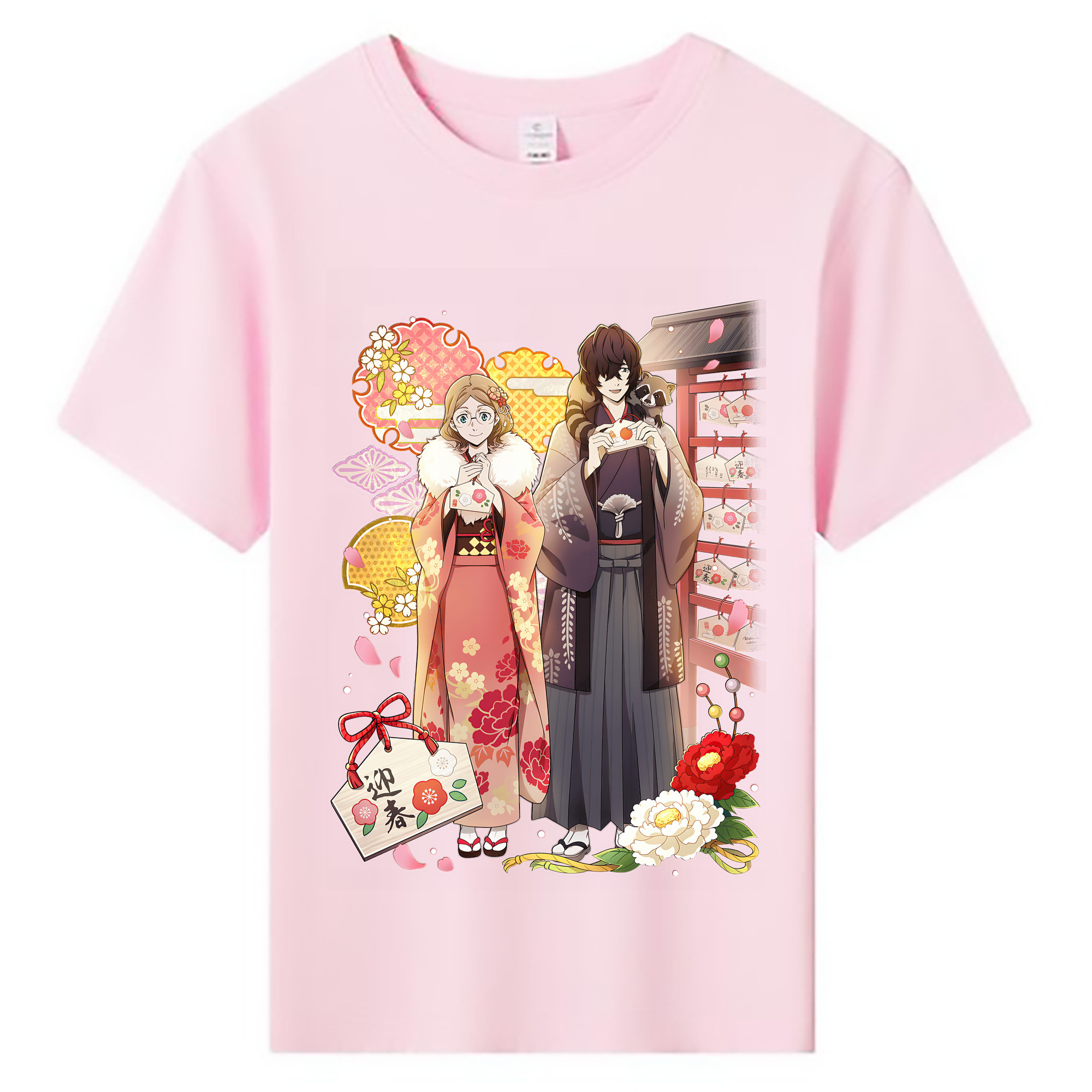 （画像用） 文豪ストレイドッグス Bungo Stray Dogs 綿100％キッズTシャツ（フロントプリント）