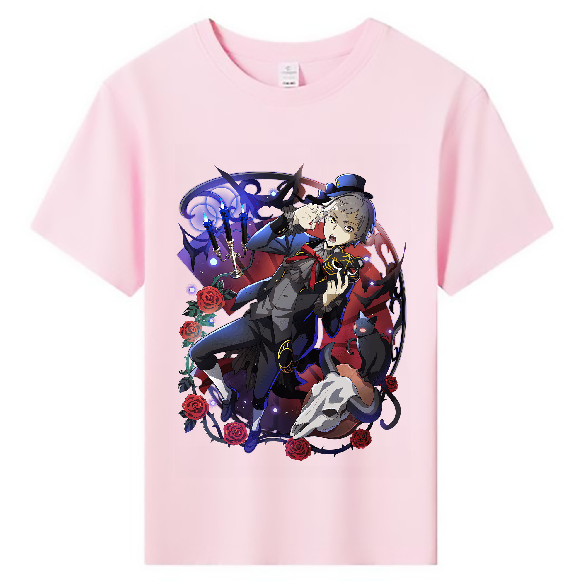 （画像用） 文豪ストレイドッグス Bungo Stray Dogs 綿100％キッズTシャツ（フロントプリント）