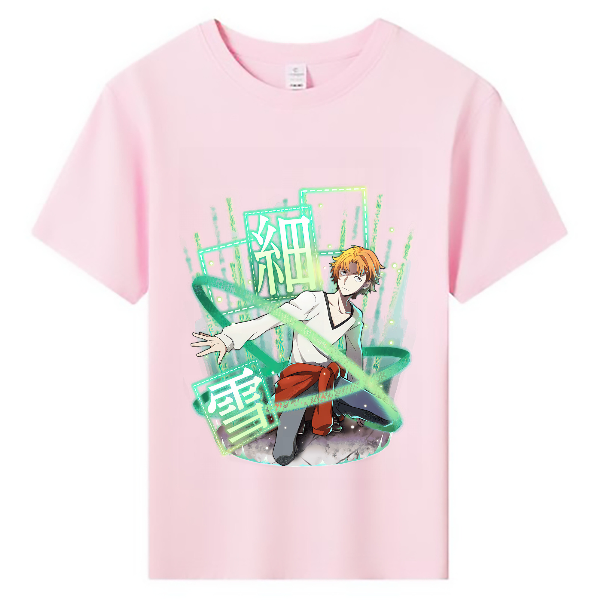 （画像用） 文豪ストレイドッグス Bungo Stray Dogs 綿100％キッズTシャツ（フロントプリント）