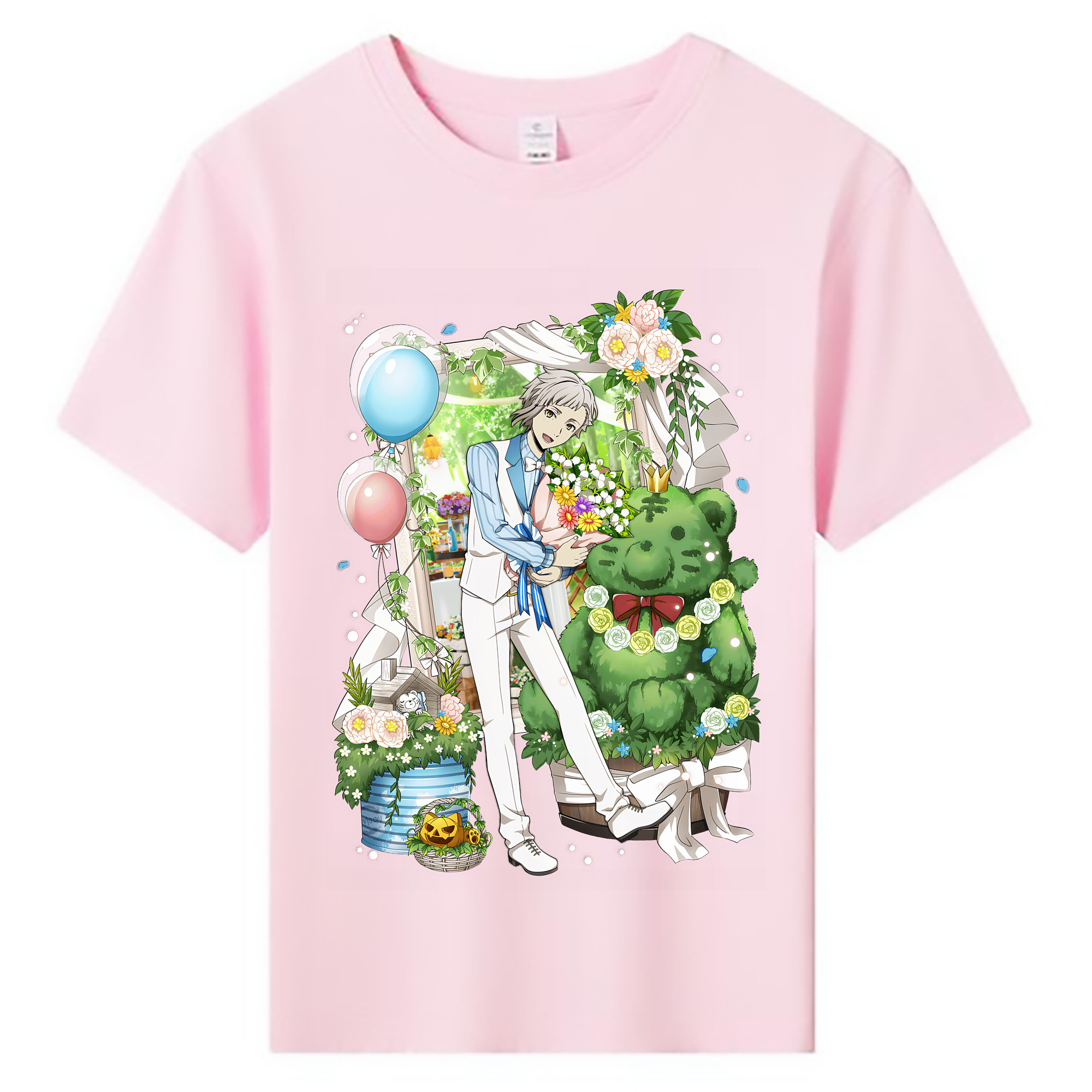 （画像用） 文豪ストレイドッグス Bungo Stray Dogs 綿100％キッズTシャツ（フロントプリント）
