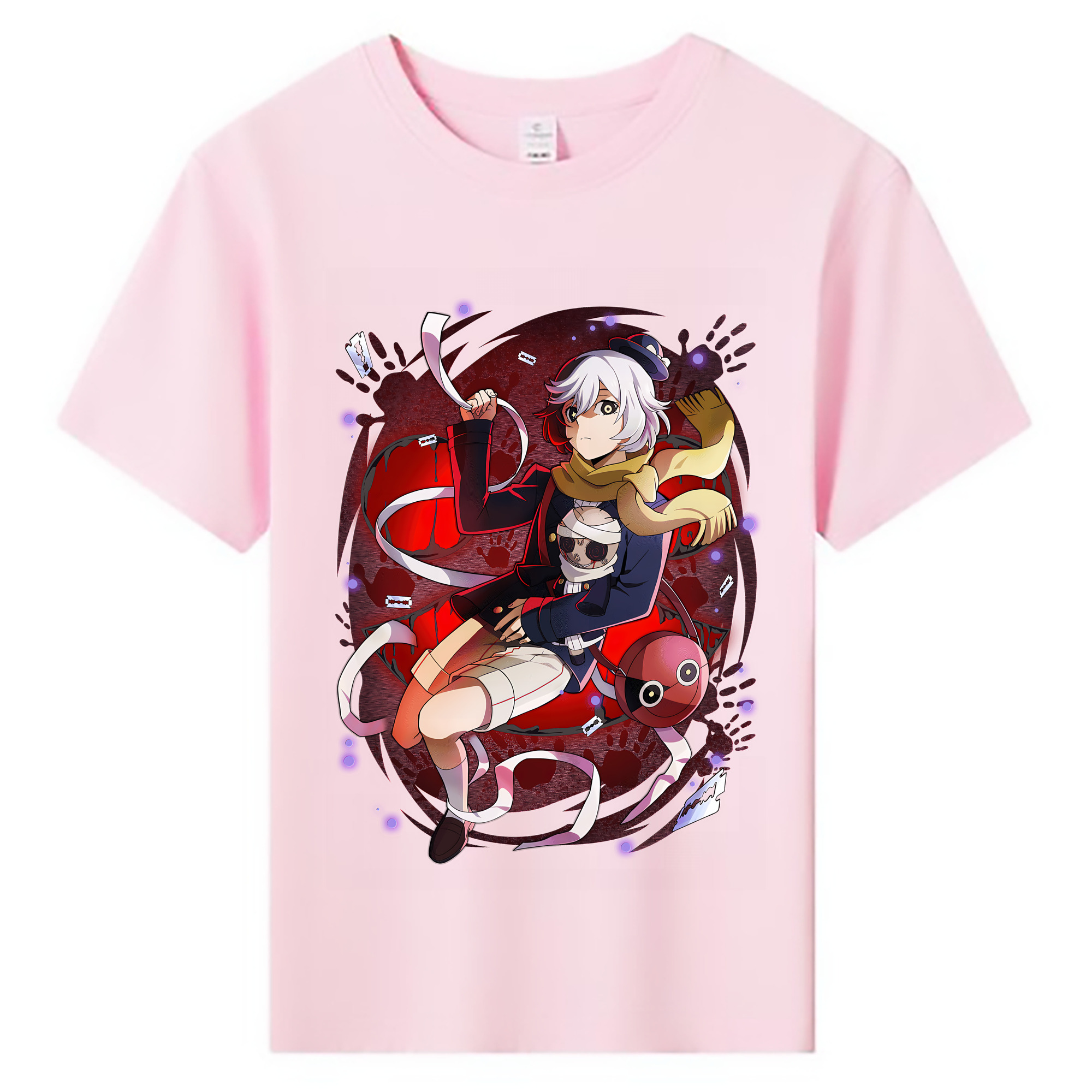 （画像用） 文豪ストレイドッグス Bungo Stray Dogs 綿100％キッズTシャツ（フロントプリント）