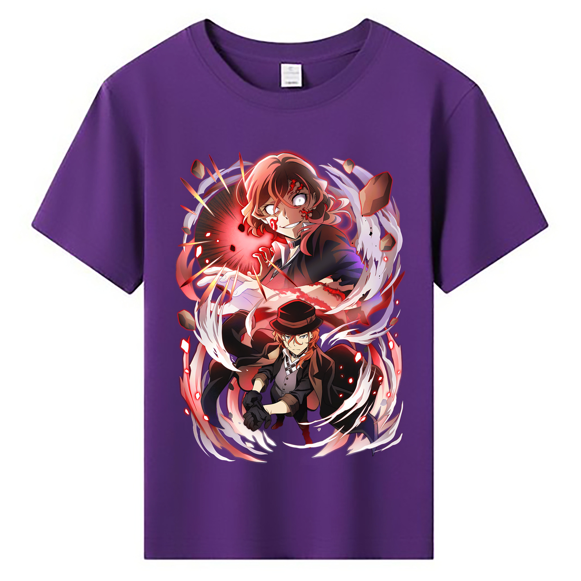 （画像用） 文豪ストレイドッグス Bungo Stray Dogs 綿100％キッズTシャツ（フロントプリント）