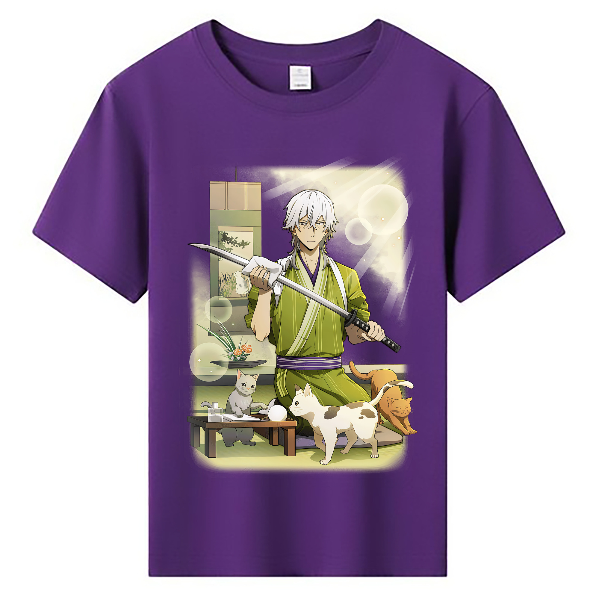 （画像用） 文豪ストレイドッグス Bungo Stray Dogs 綿100％キッズTシャツ（フロントプリント）