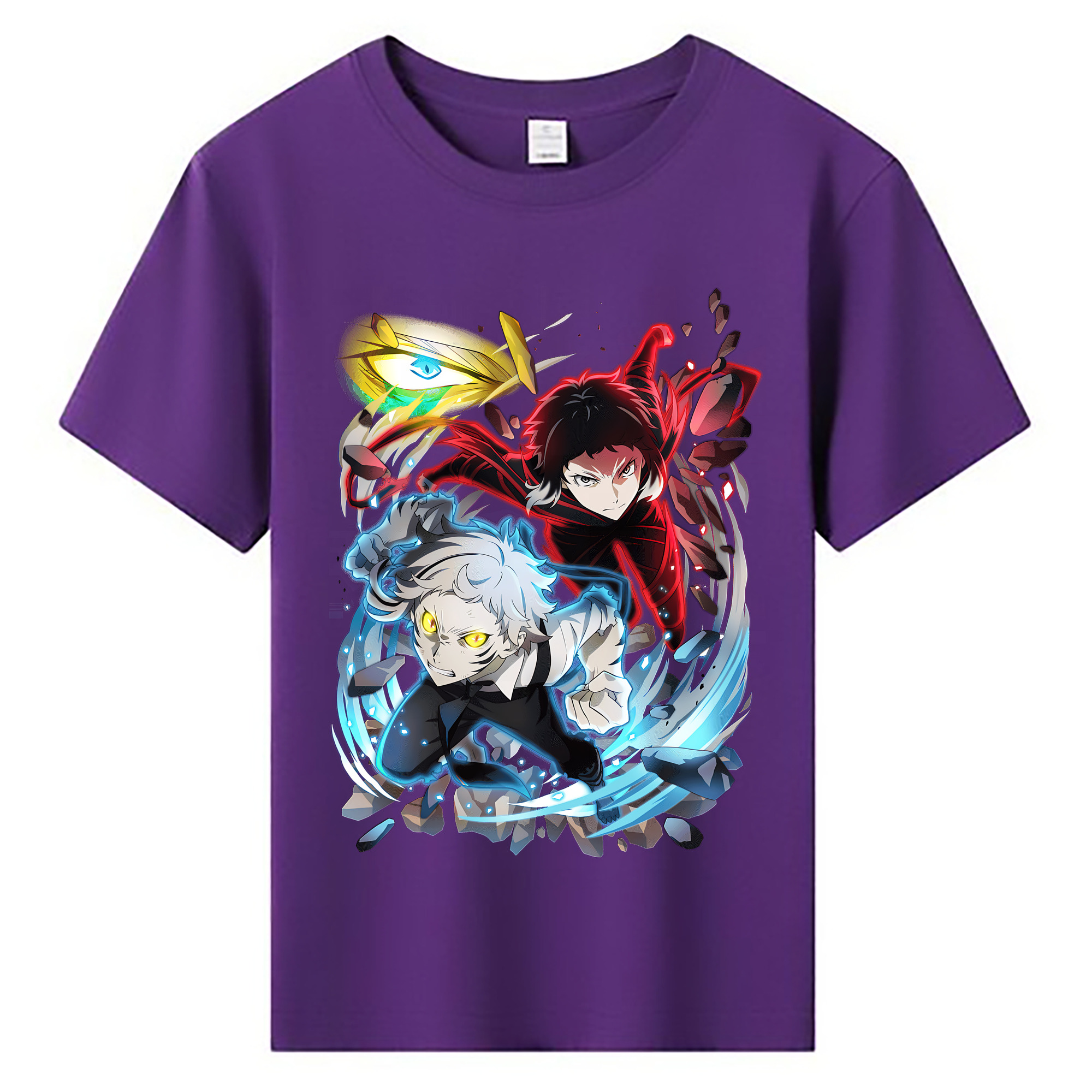 （画像用） 文豪ストレイドッグス Bungo Stray Dogs 綿100％キッズTシャツ（フロントプリント）