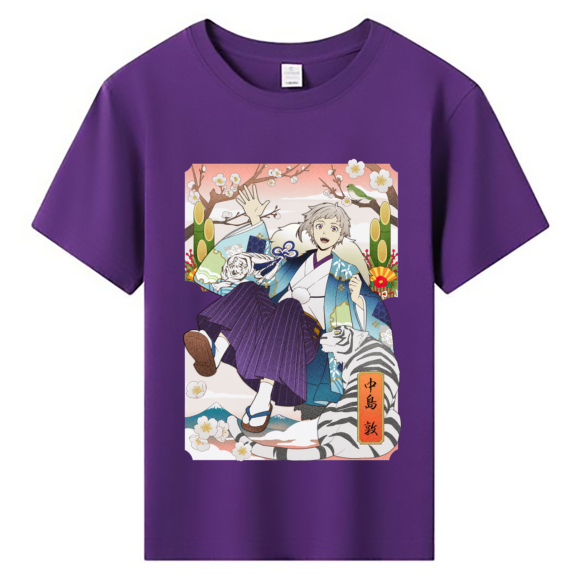 （画像用） 文豪ストレイドッグス Bungo Stray Dogs 綿100％キッズTシャツ（フロントプリント）