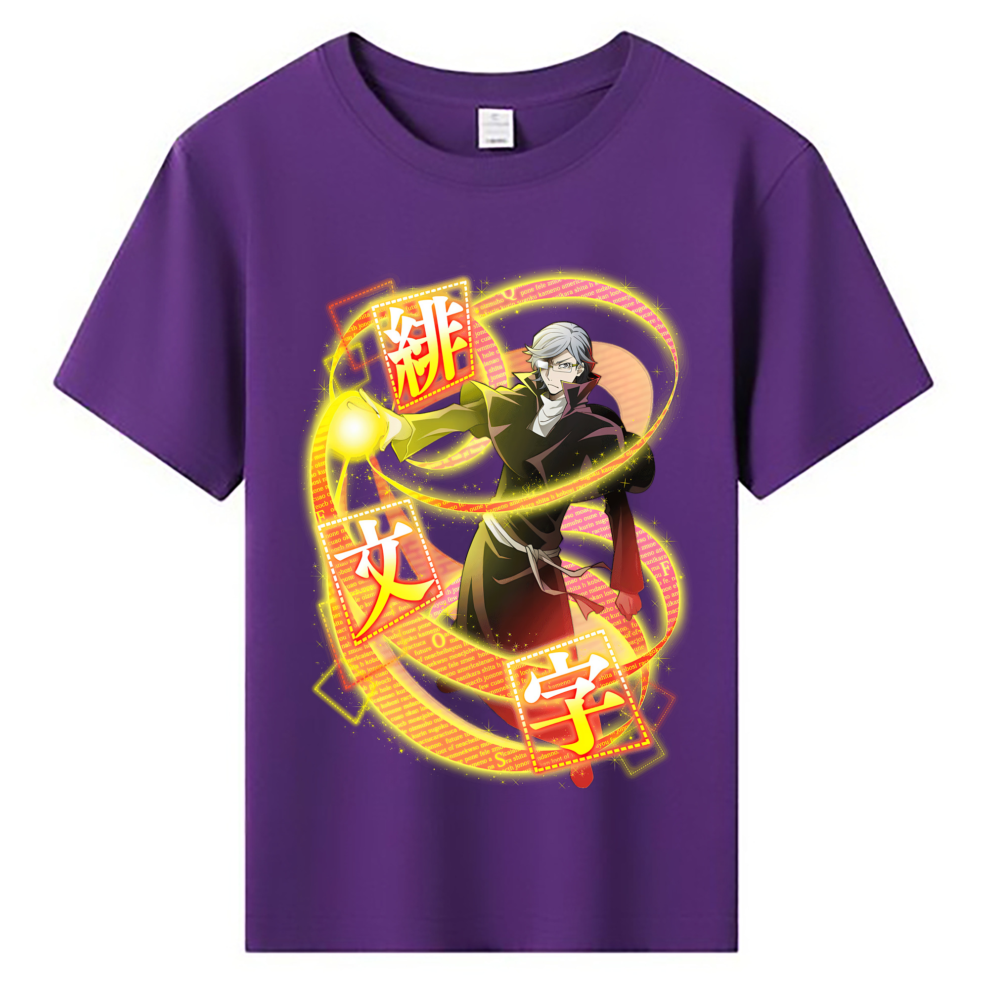 （画像用） 文豪ストレイドッグス Bungo Stray Dogs 綿100％キッズTシャツ（フロントプリント）