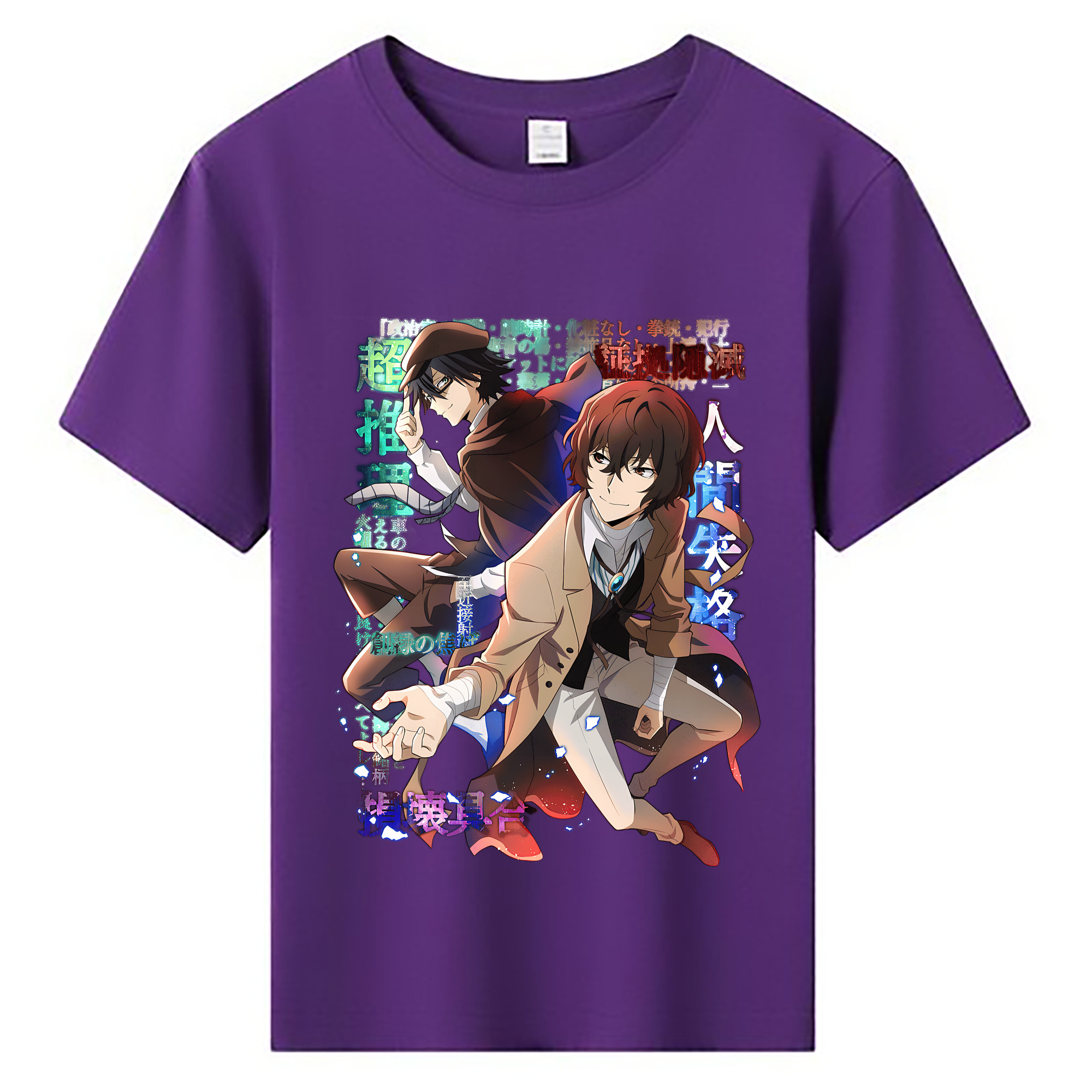 （画像用） 文豪ストレイドッグス Bungo Stray Dogs 綿100％キッズTシャツ（フロントプリント）