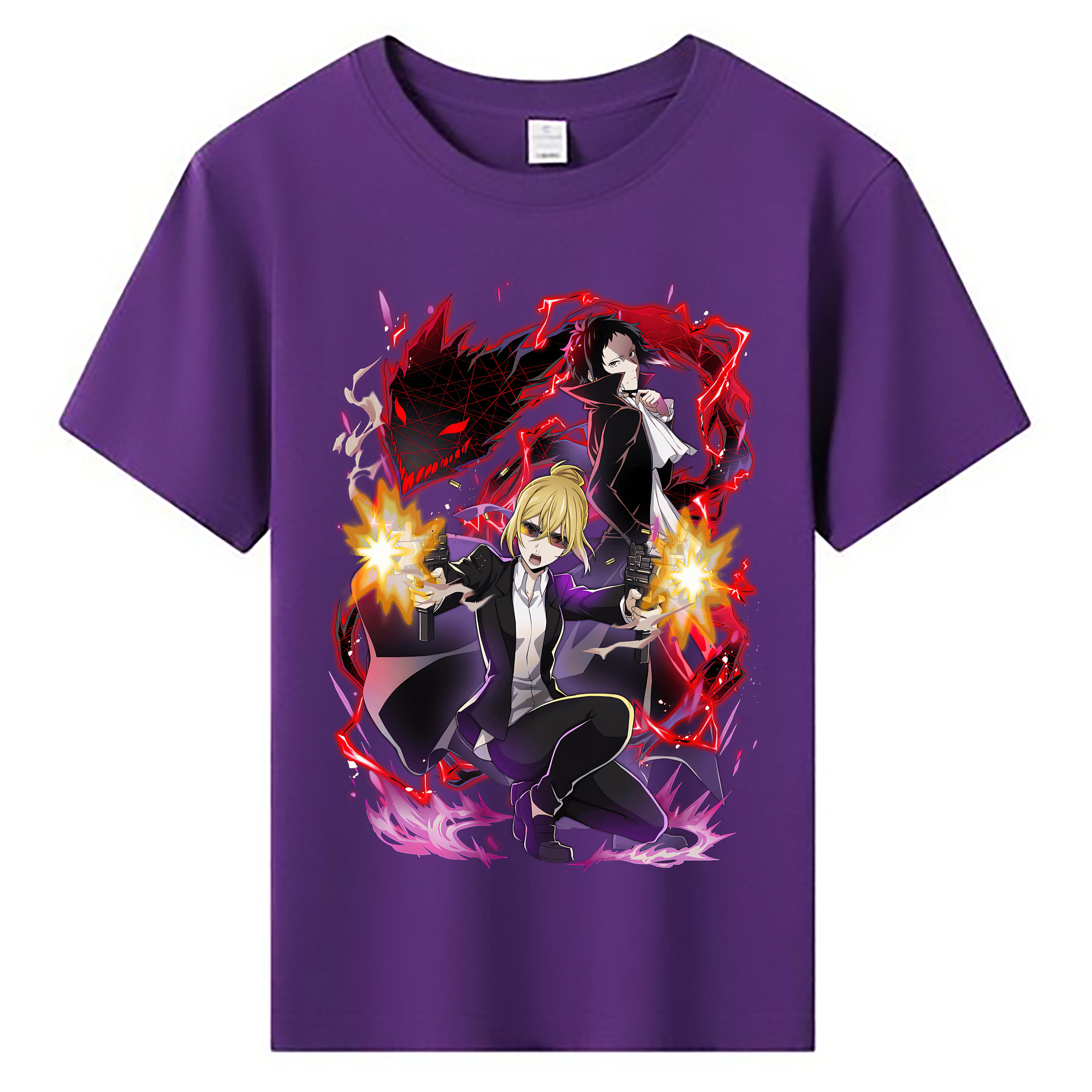 （画像用） 文豪ストレイドッグス Bungo Stray Dogs 綿100％キッズTシャツ（フロントプリント）